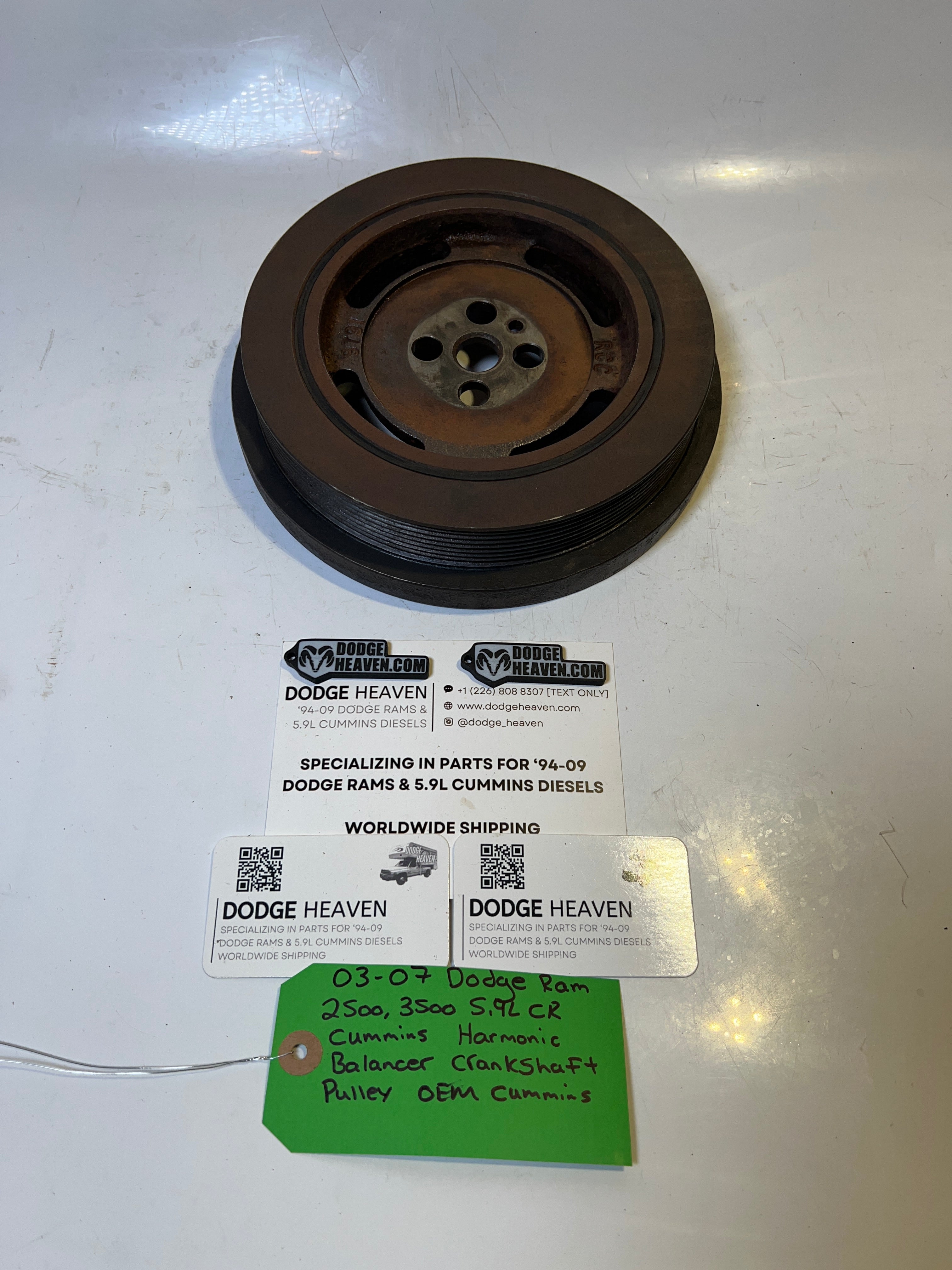 2003-2007 Dodge Ram 5.9L CR Cummins Harmonic Balancer Crank Shaft Pulley
