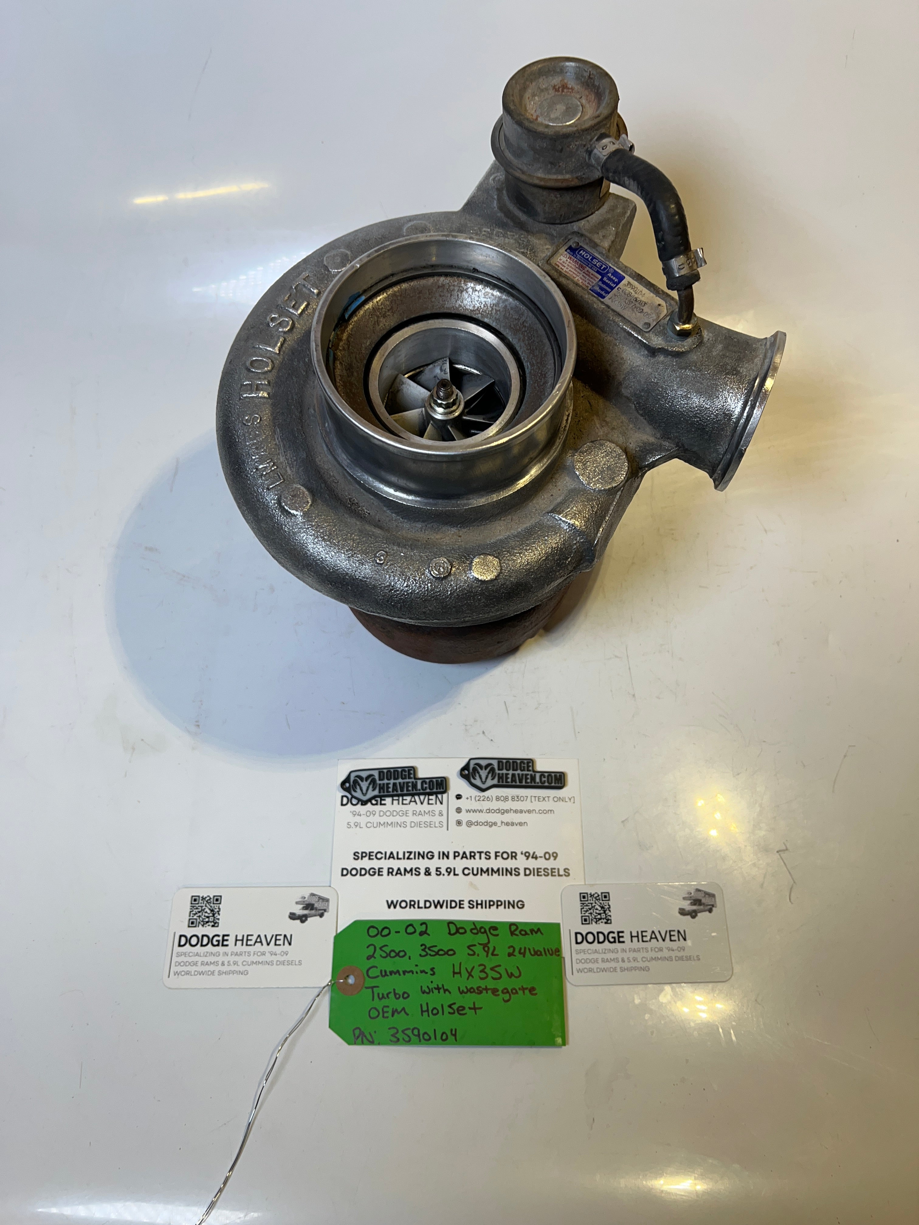 2000-2002 Dodge Ram 24 Valve 5.9L Cummins HX35 Turbo Charger Holset