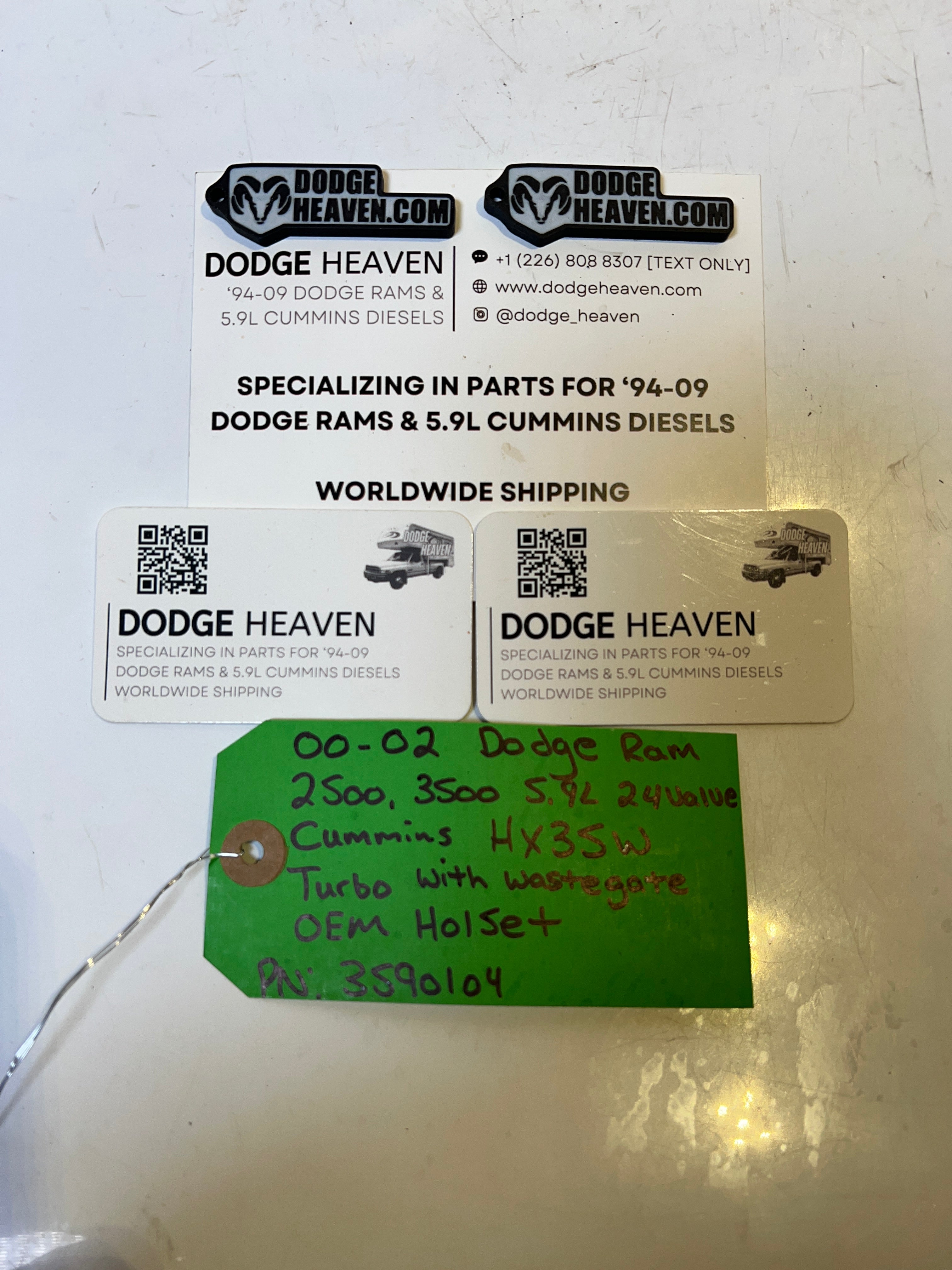 2000-2002 Dodge Ram 24 Valve 5.9L Cummins HX35 Turbo Charger Holset