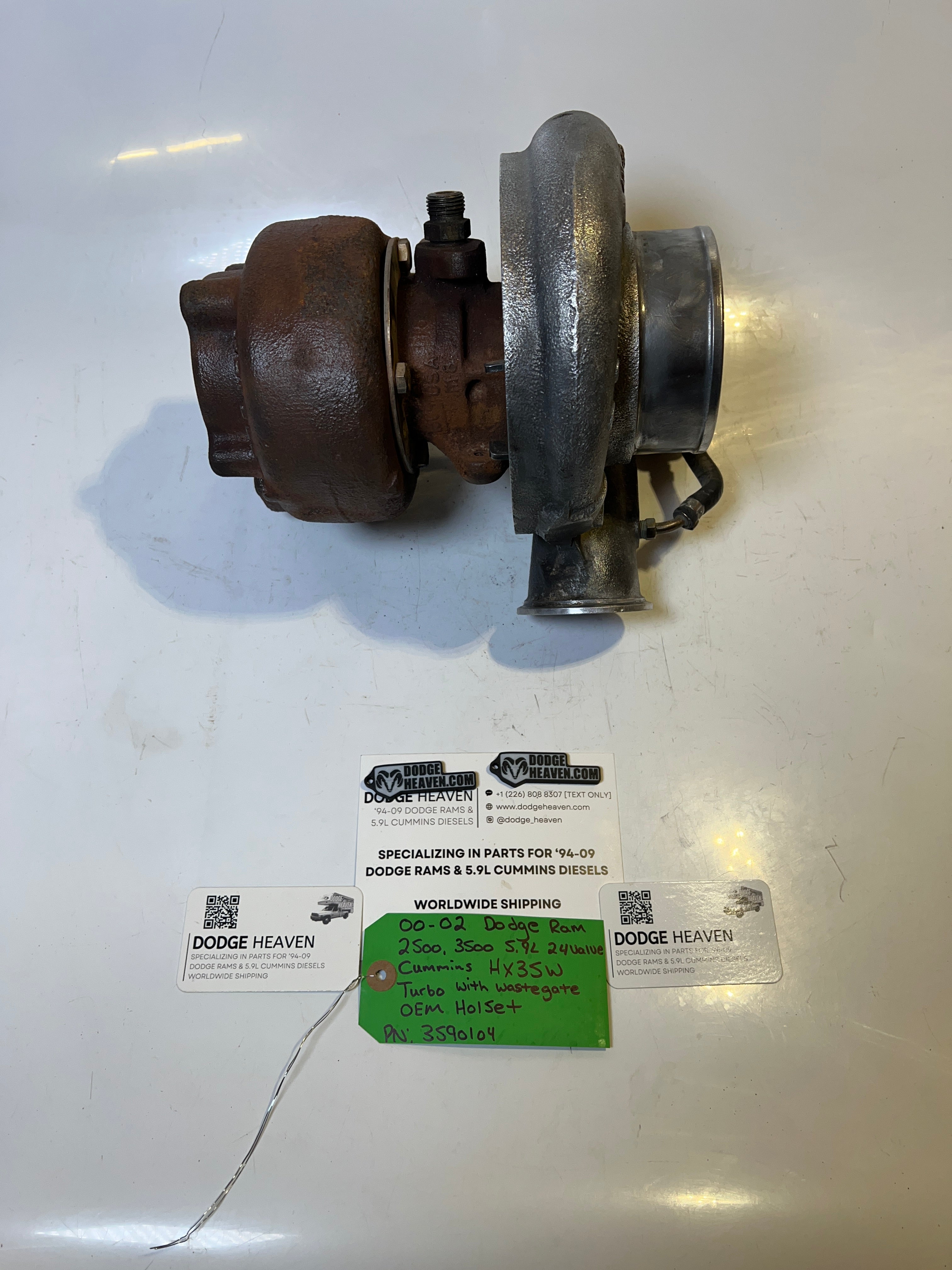 2000-2002 Dodge Ram 24 Valve 5.9L Cummins HX35 Turbo Charger Holset