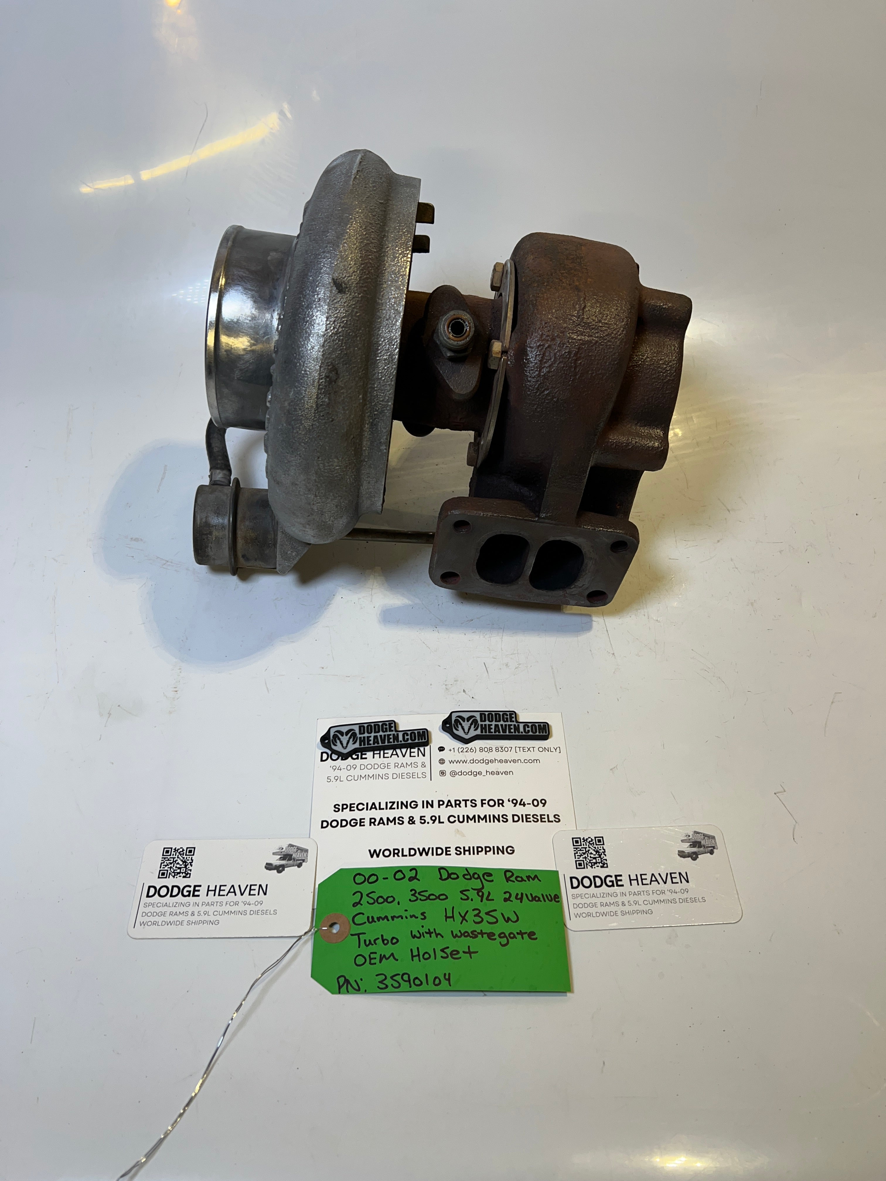 2000-2002 Dodge Ram 24 Valve 5.9L Cummins HX35 Turbo Charger Holset
