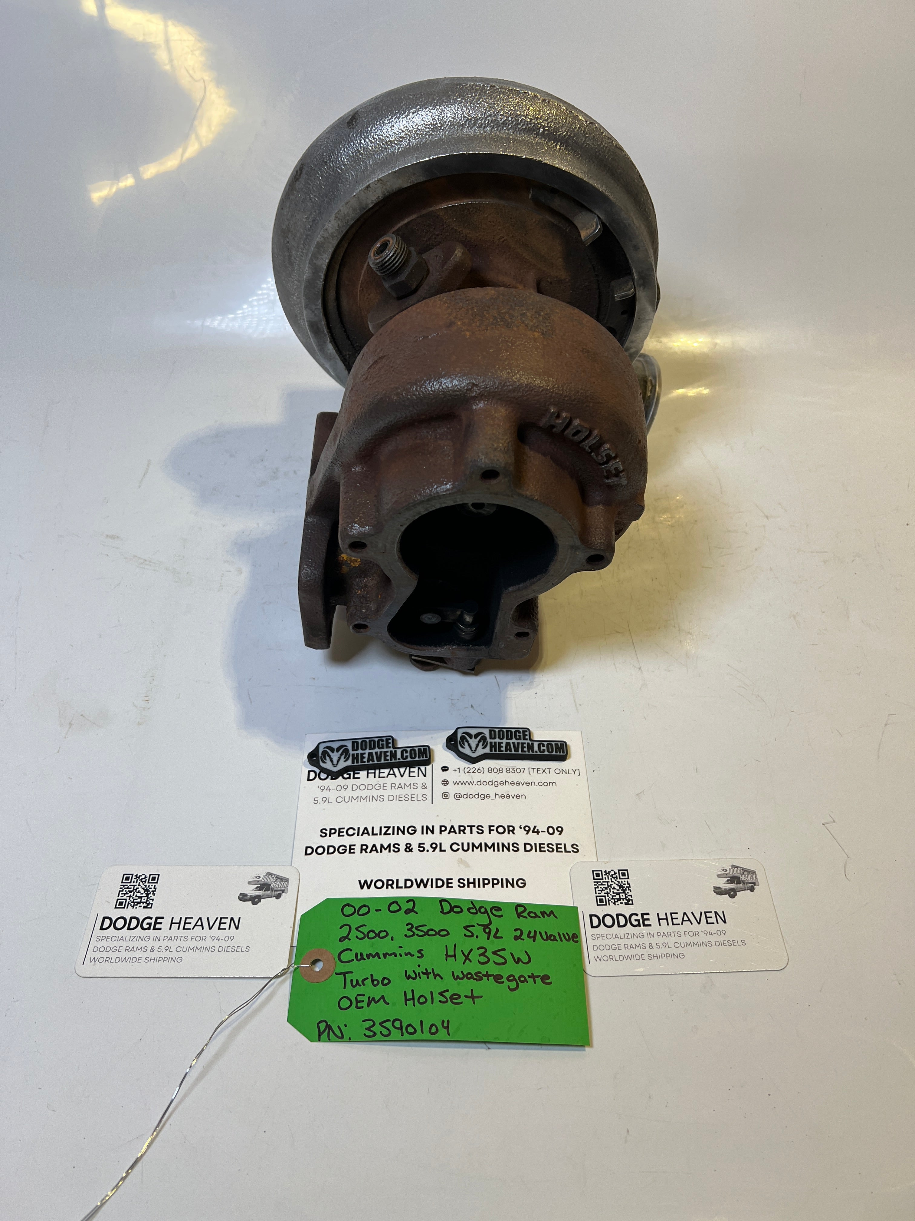 2000-2002 Dodge Ram 24 Valve 5.9L Cummins HX35 Turbo Charger Holset