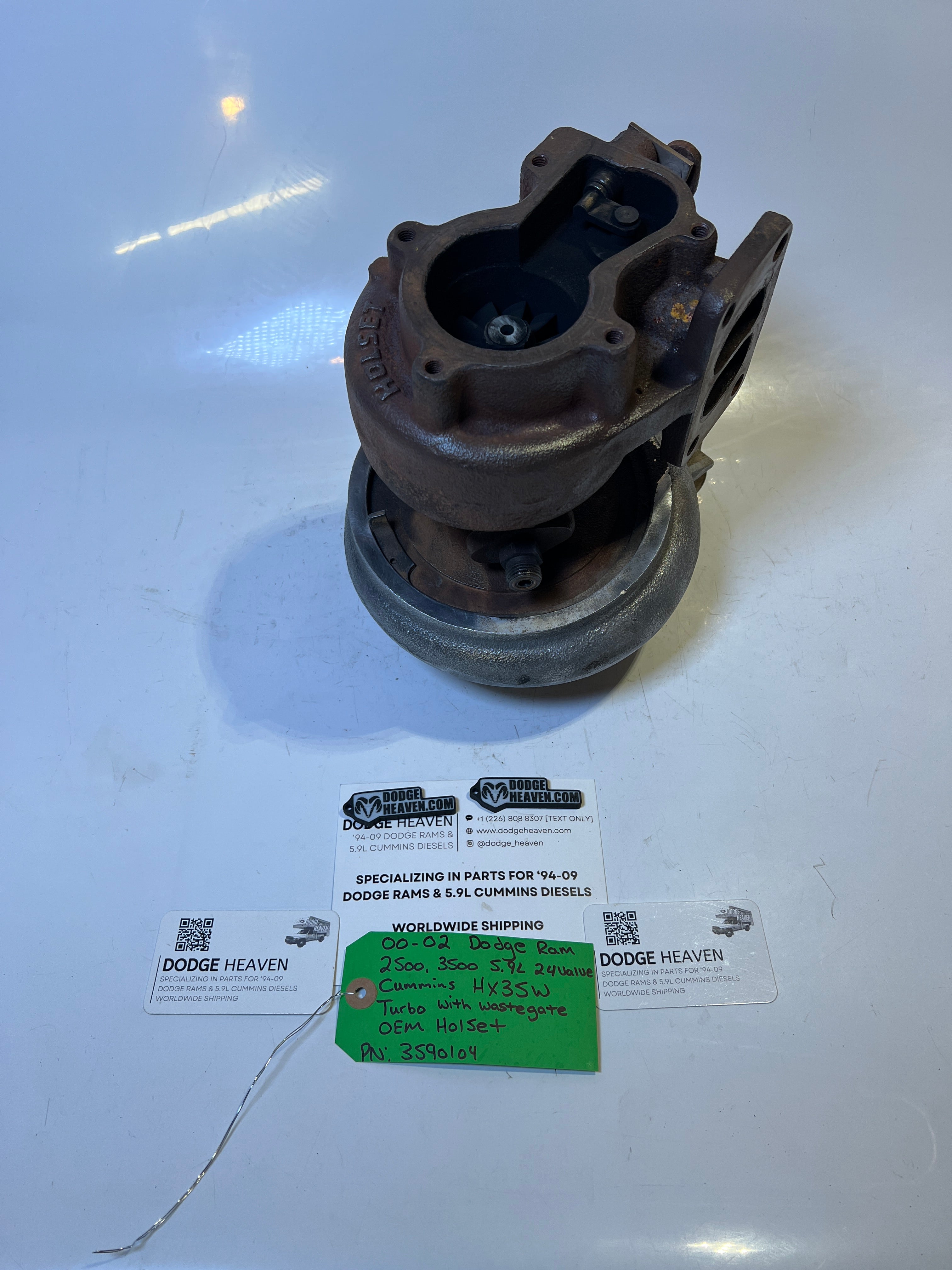 2000-2002 Dodge Ram 24 Valve 5.9L Cummins HX35 Turbo Charger Holset