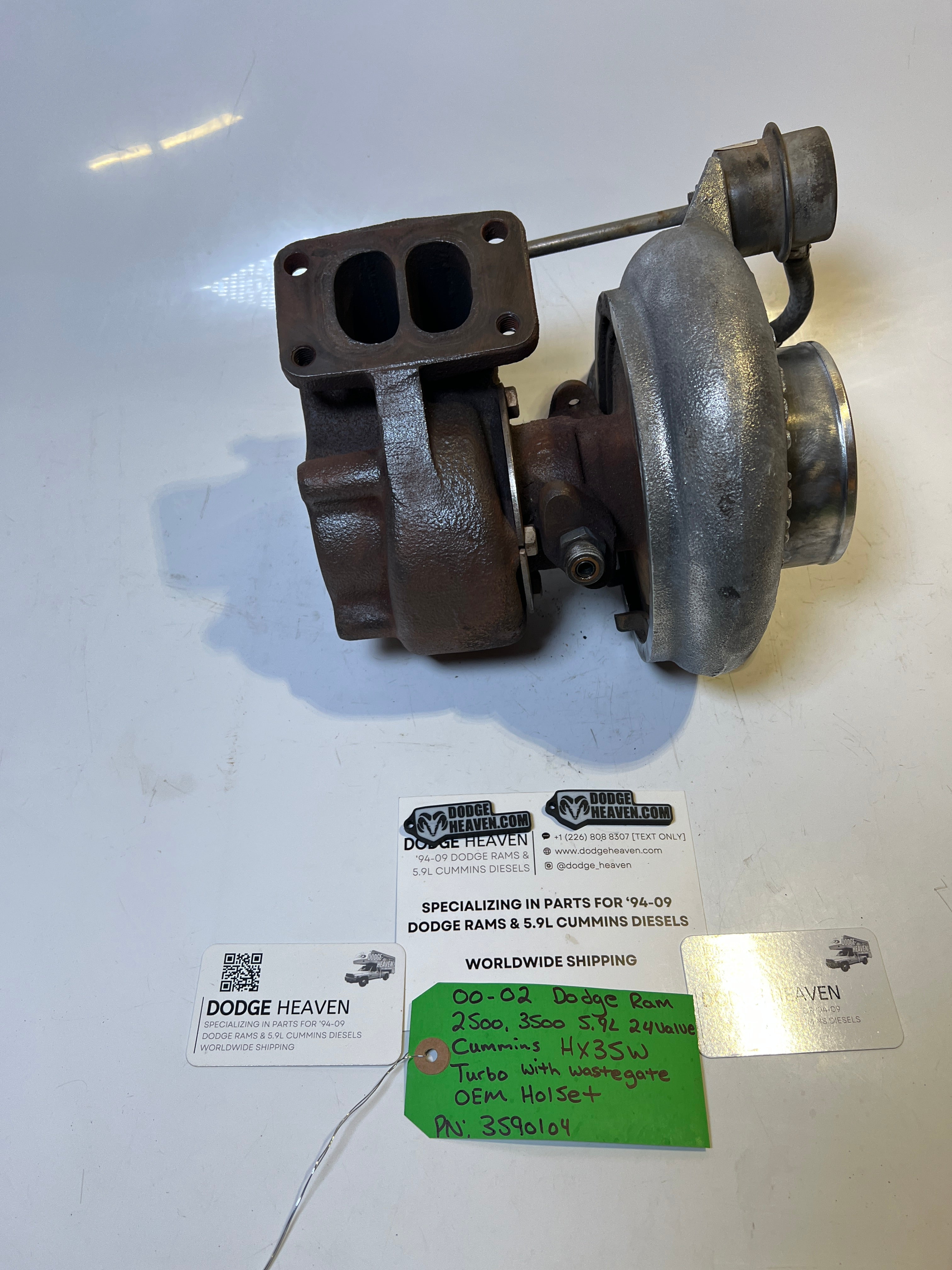 2000-2002 Dodge Ram 24 Valve 5.9L Cummins HX35 Turbo Charger Holset