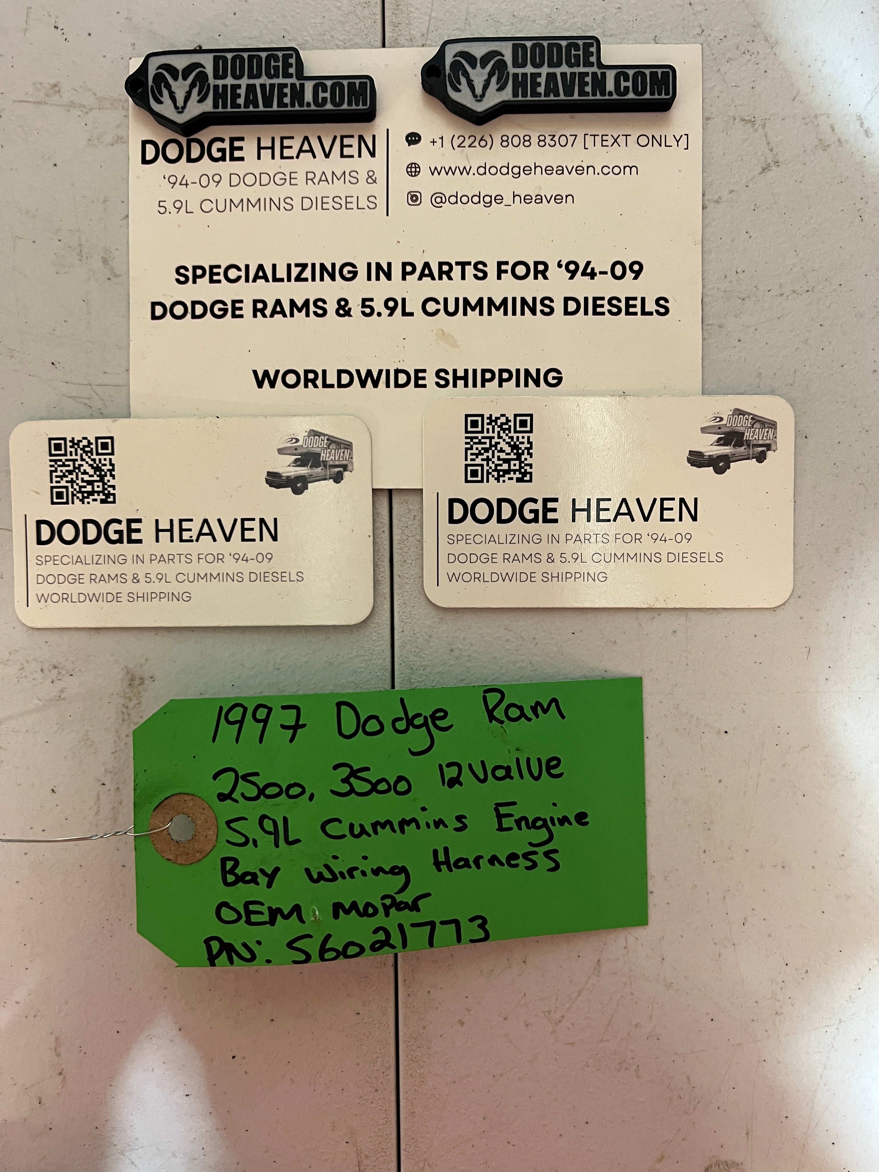 1997-1997 Dodge Ram 2500 3500 12V 5.9L Cummins Engine Bay Wiring Harness