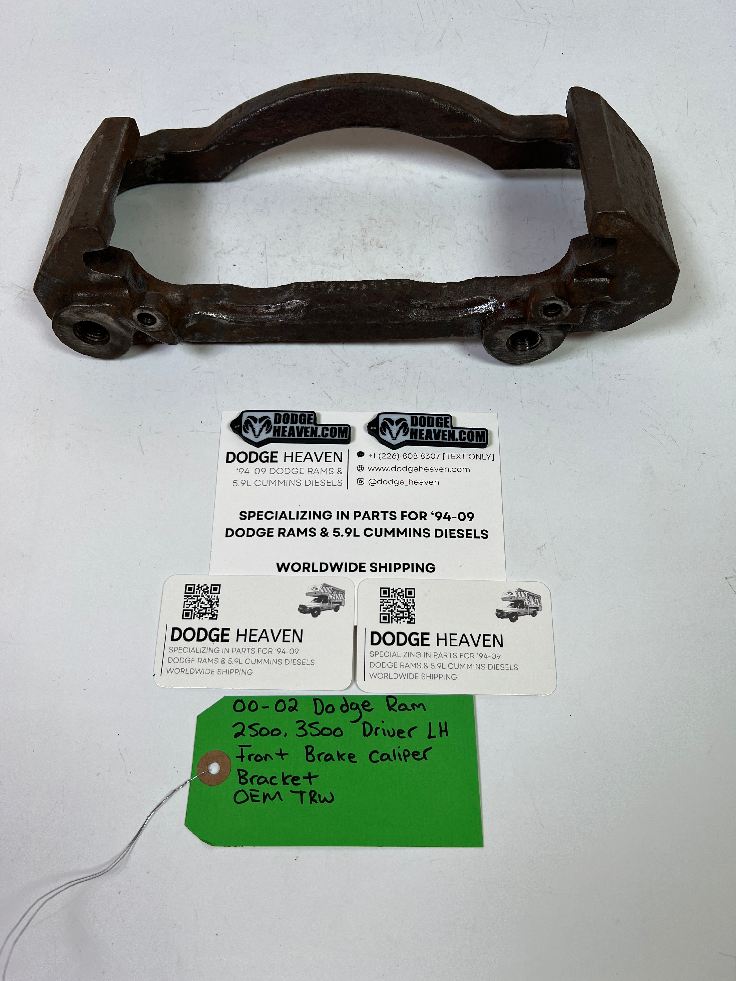 2000-2002 Dodge Ram 2500 3500 Driver LH Front Brake Caliper Bracket