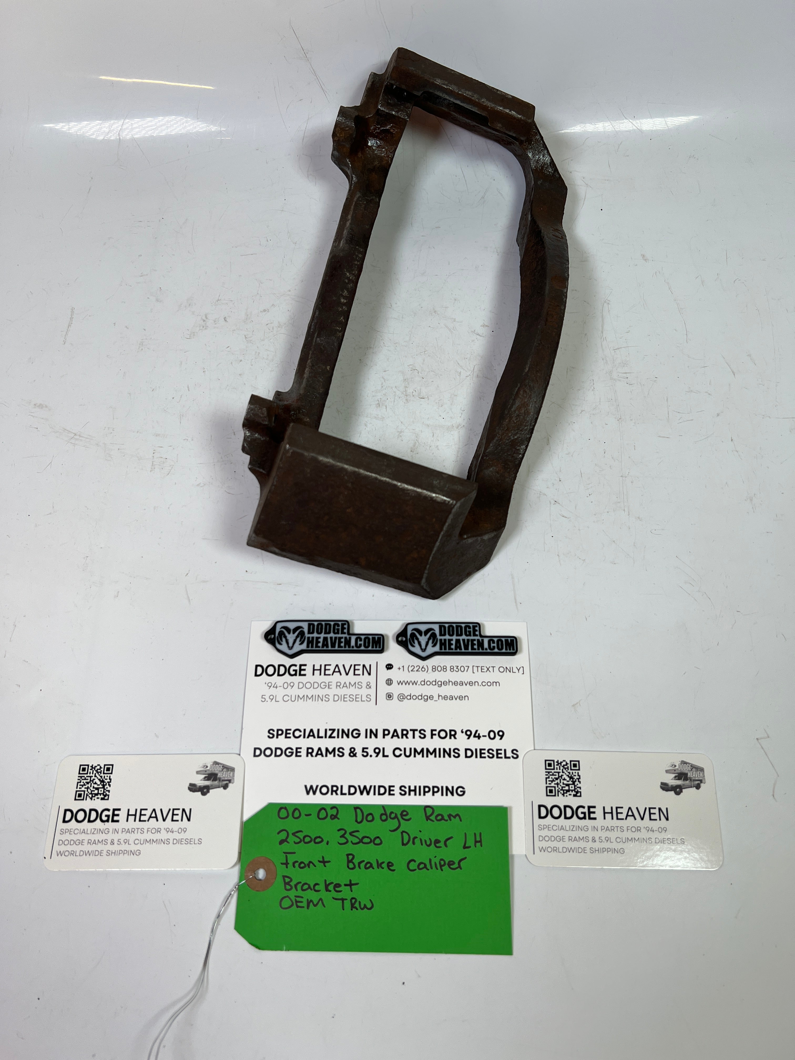 2000-2002 Dodge Ram 2500 3500 Driver LH Front Brake Caliper Bracket
