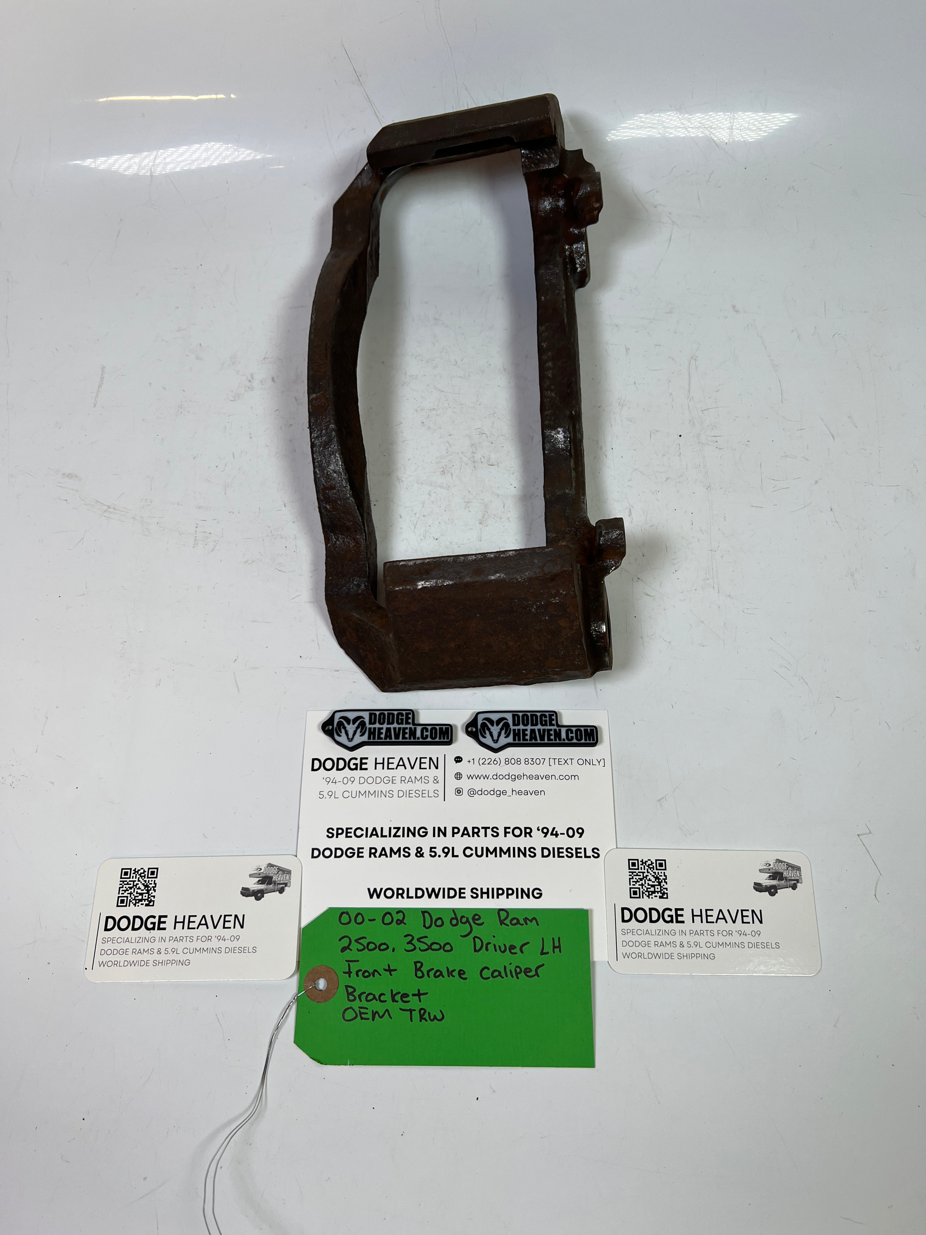 2000-2002 Dodge Ram 2500 3500 Driver LH Front Brake Caliper Bracket