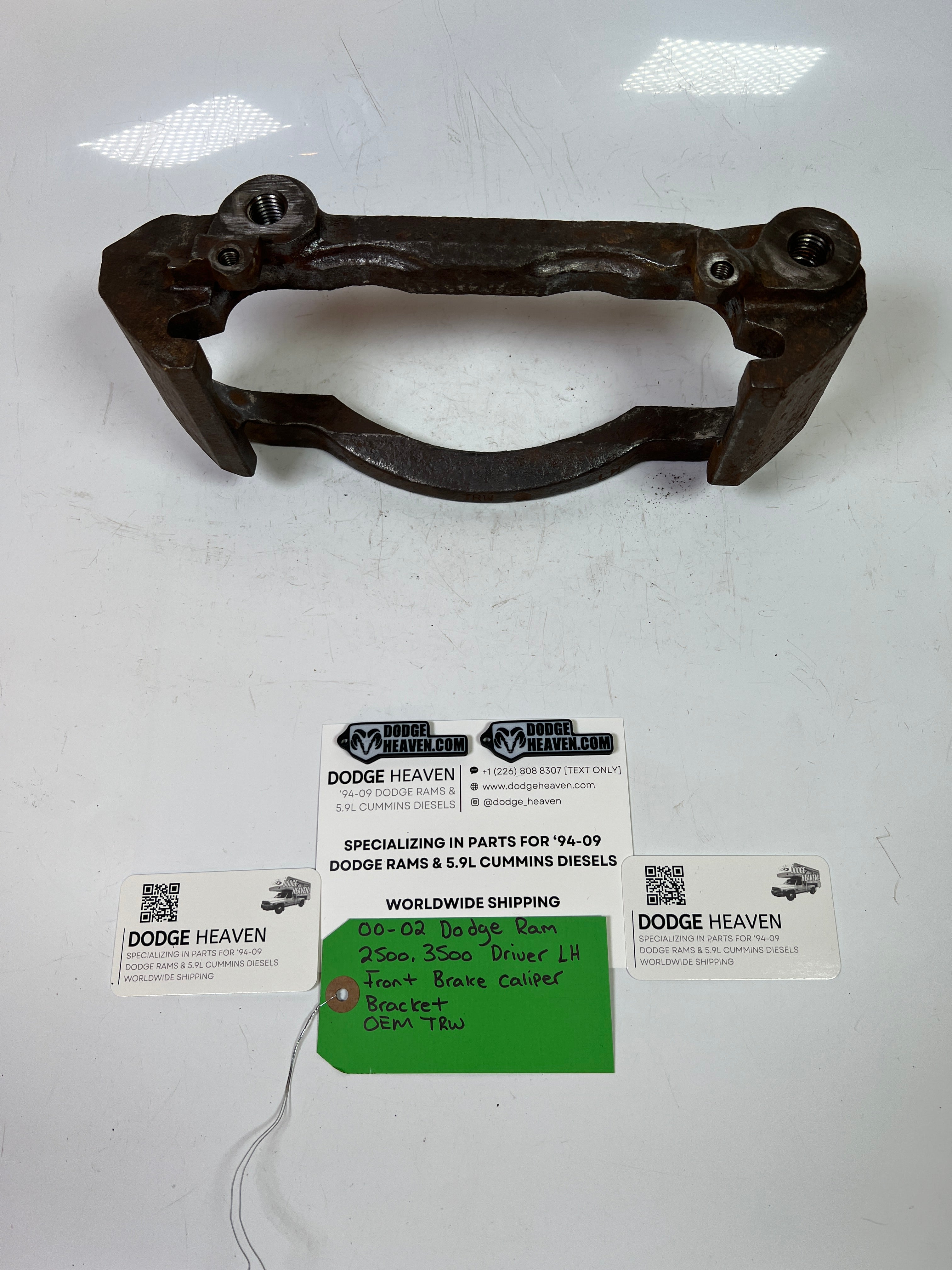 2000-2002 Dodge Ram 2500 3500 Driver LH Front Brake Caliper Bracket