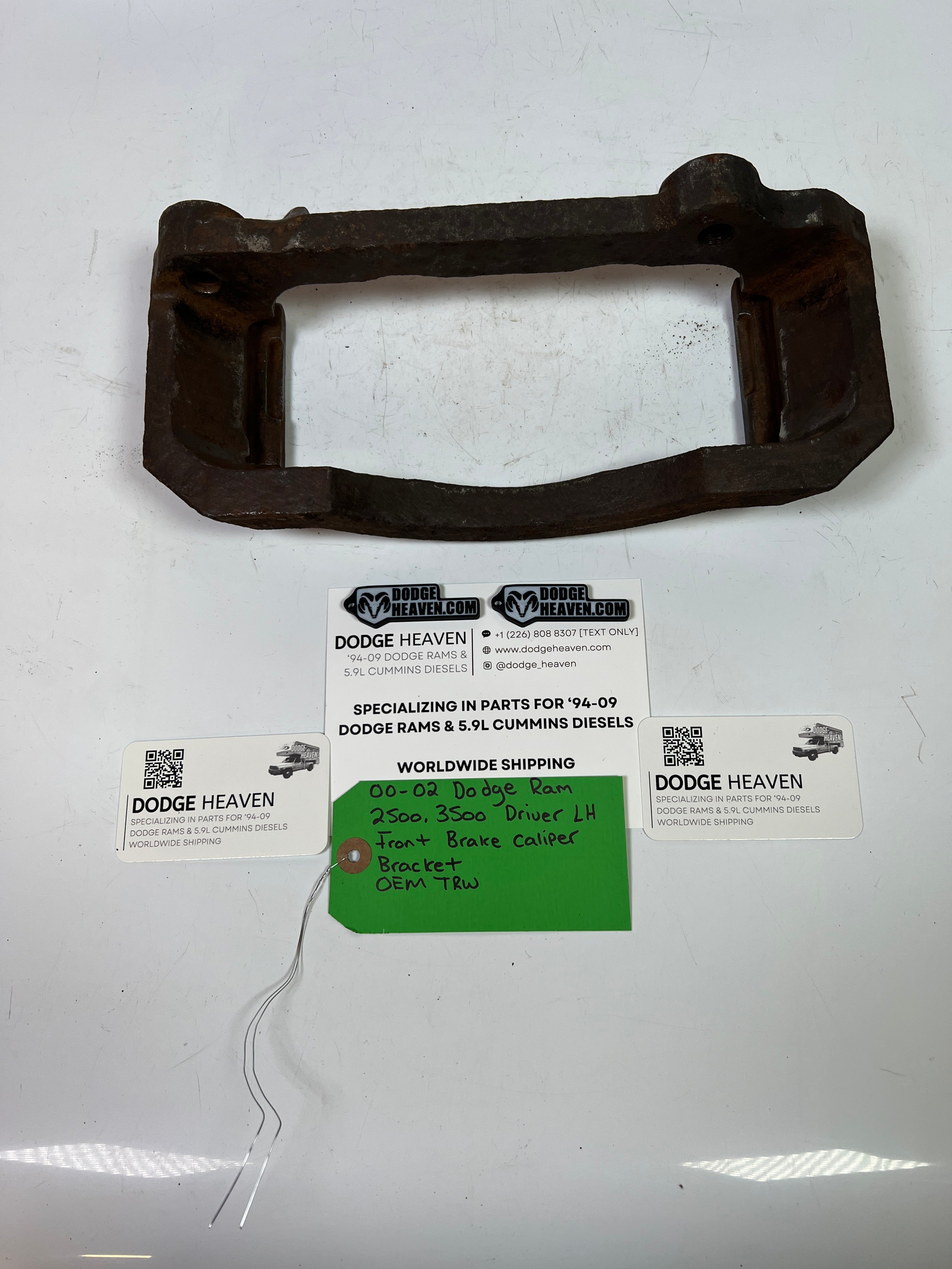 2000-2002 Dodge Ram 2500 3500 Driver LH Front Brake Caliper Bracket