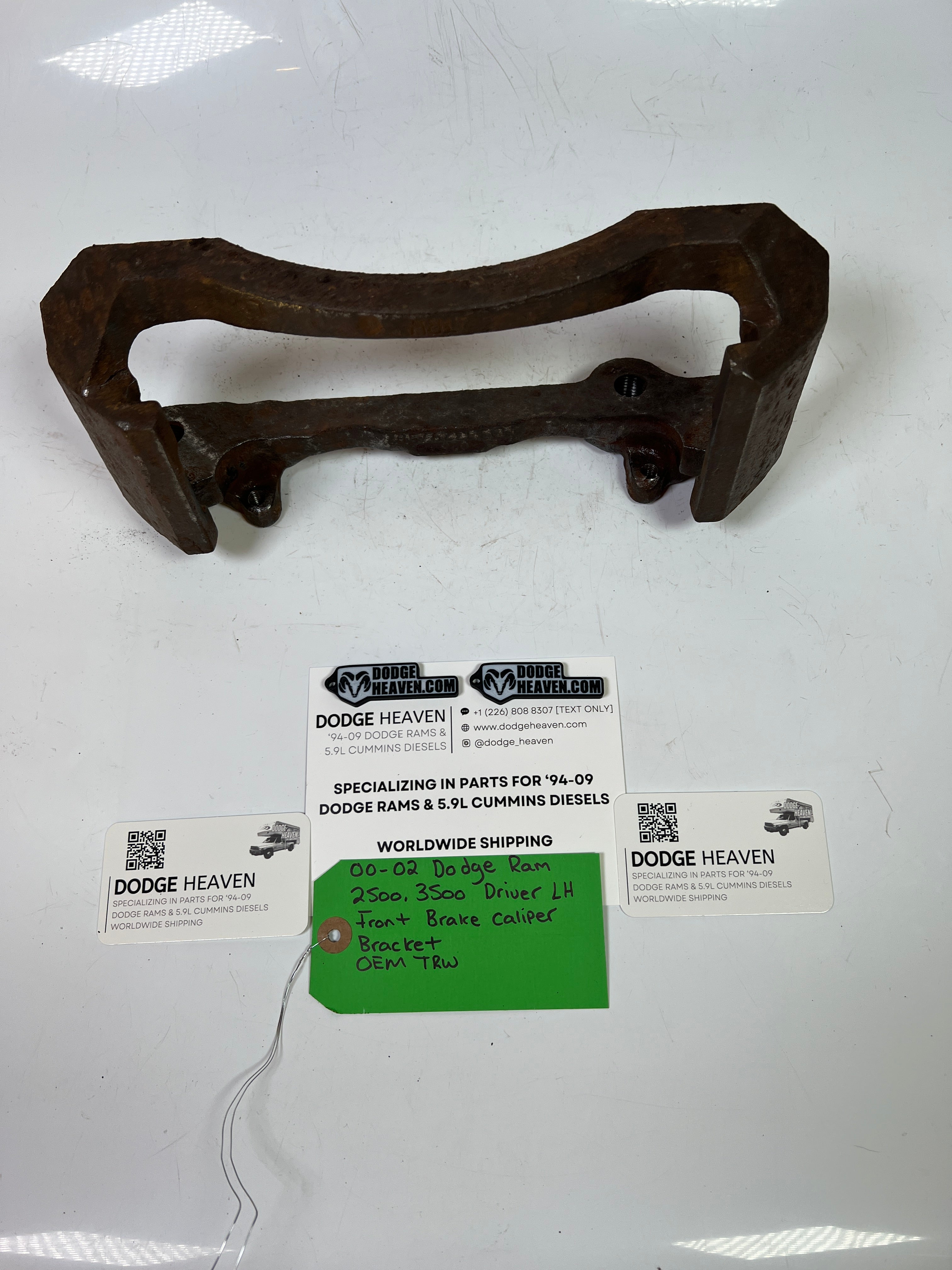 2000-2002 Dodge Ram 2500 3500 Driver LH Front Brake Caliper Bracket