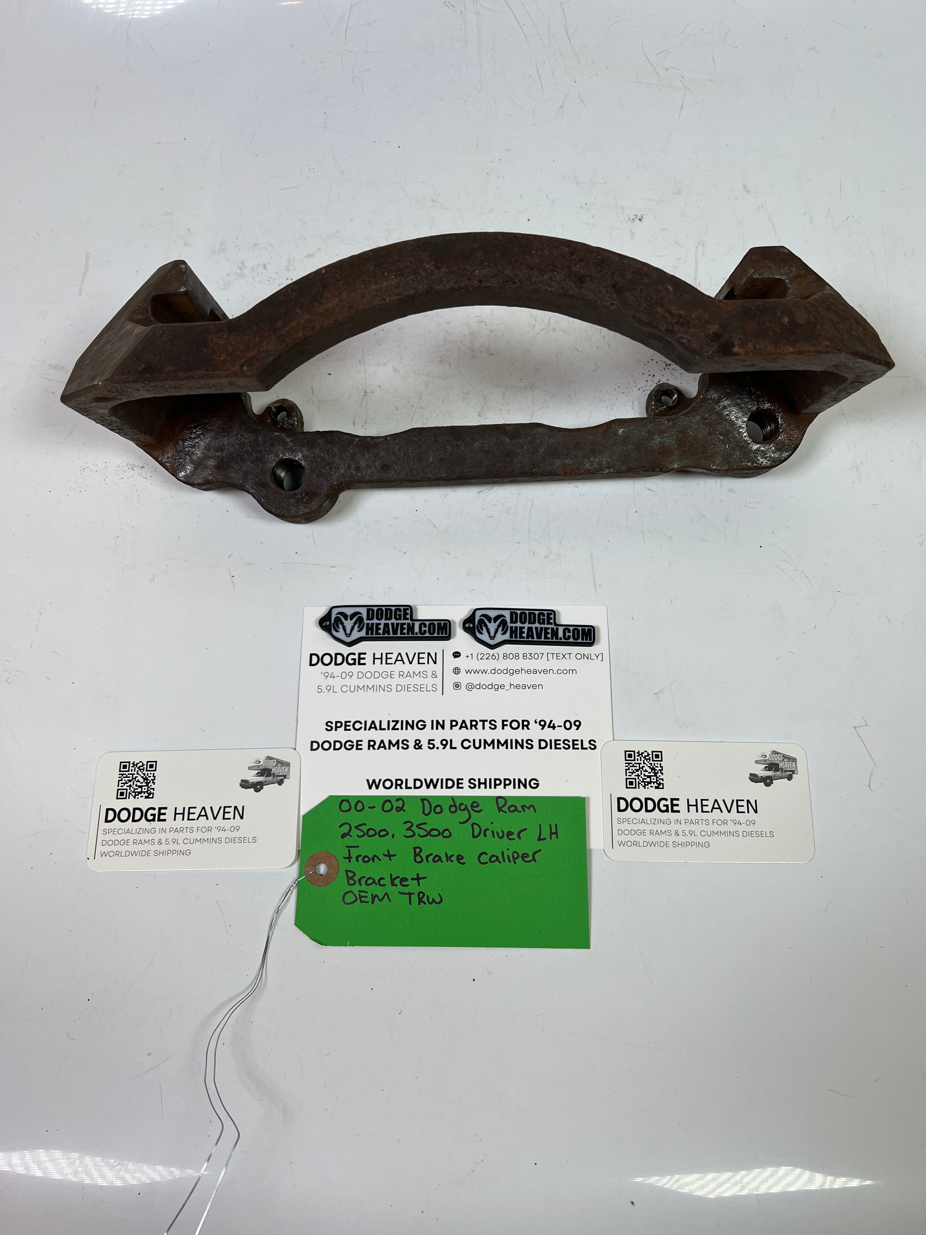 2000-2002 Dodge Ram 2500 3500 Driver LH Front Brake Caliper Bracket