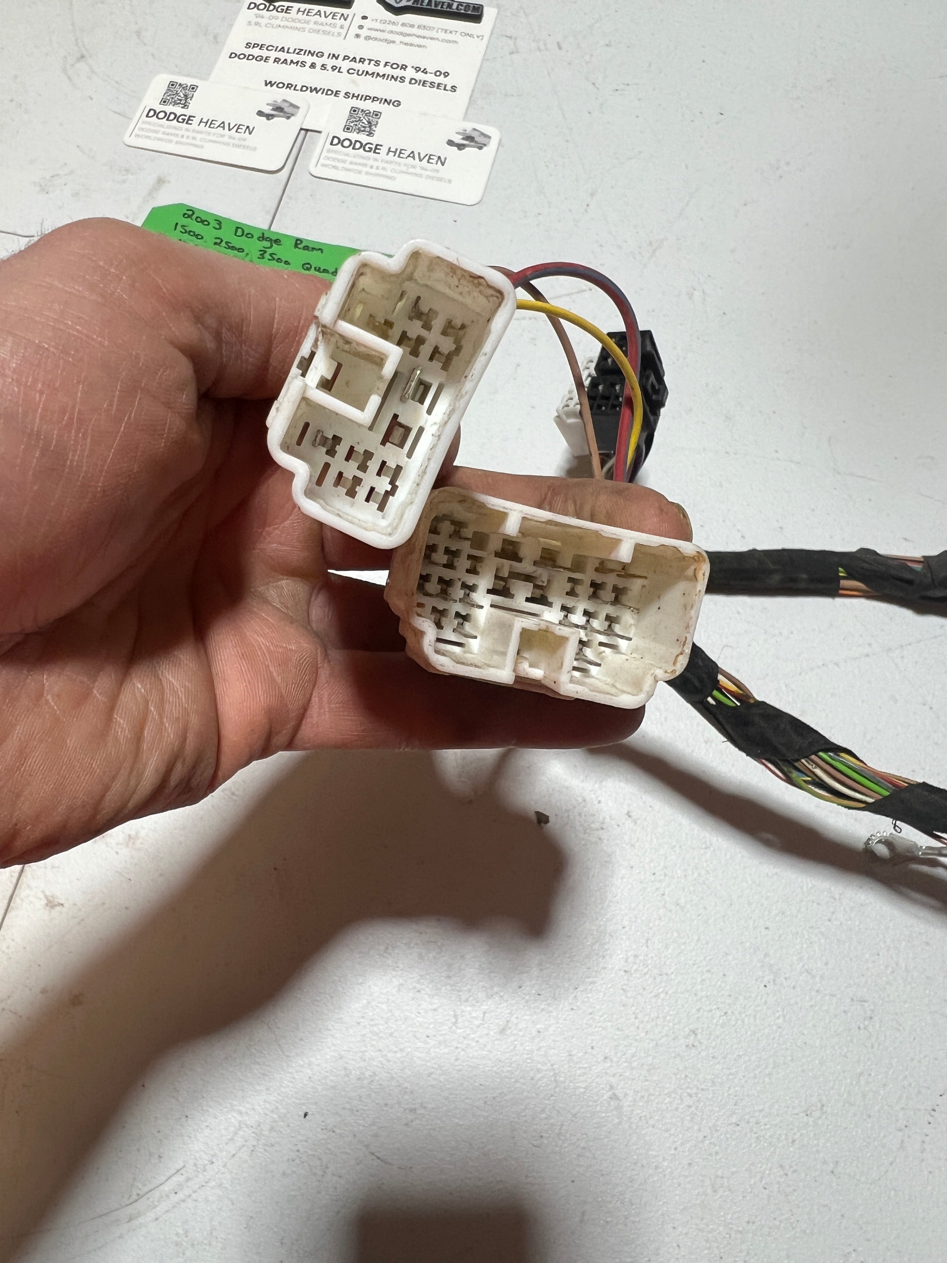 2003-2003 Dodge Ram 1500-3500 Quad Cab Interior Cab Wiring Harness