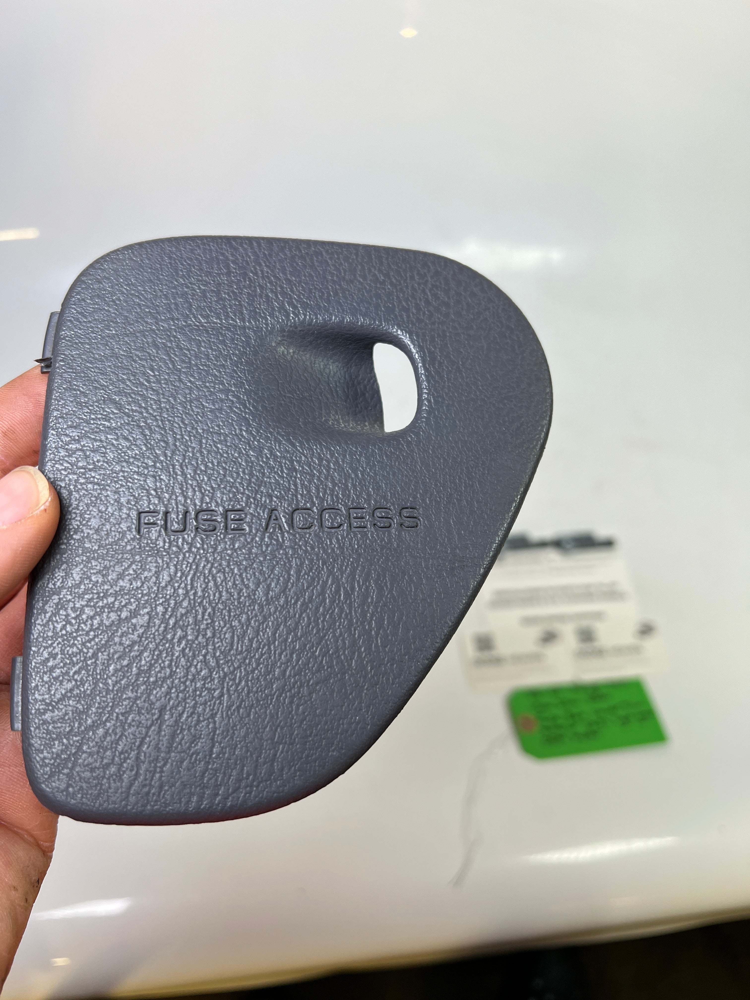 1998-2002 Dodge Ram 1500-3500 Interior Dash Fuse Box Cover Trim Light Grey