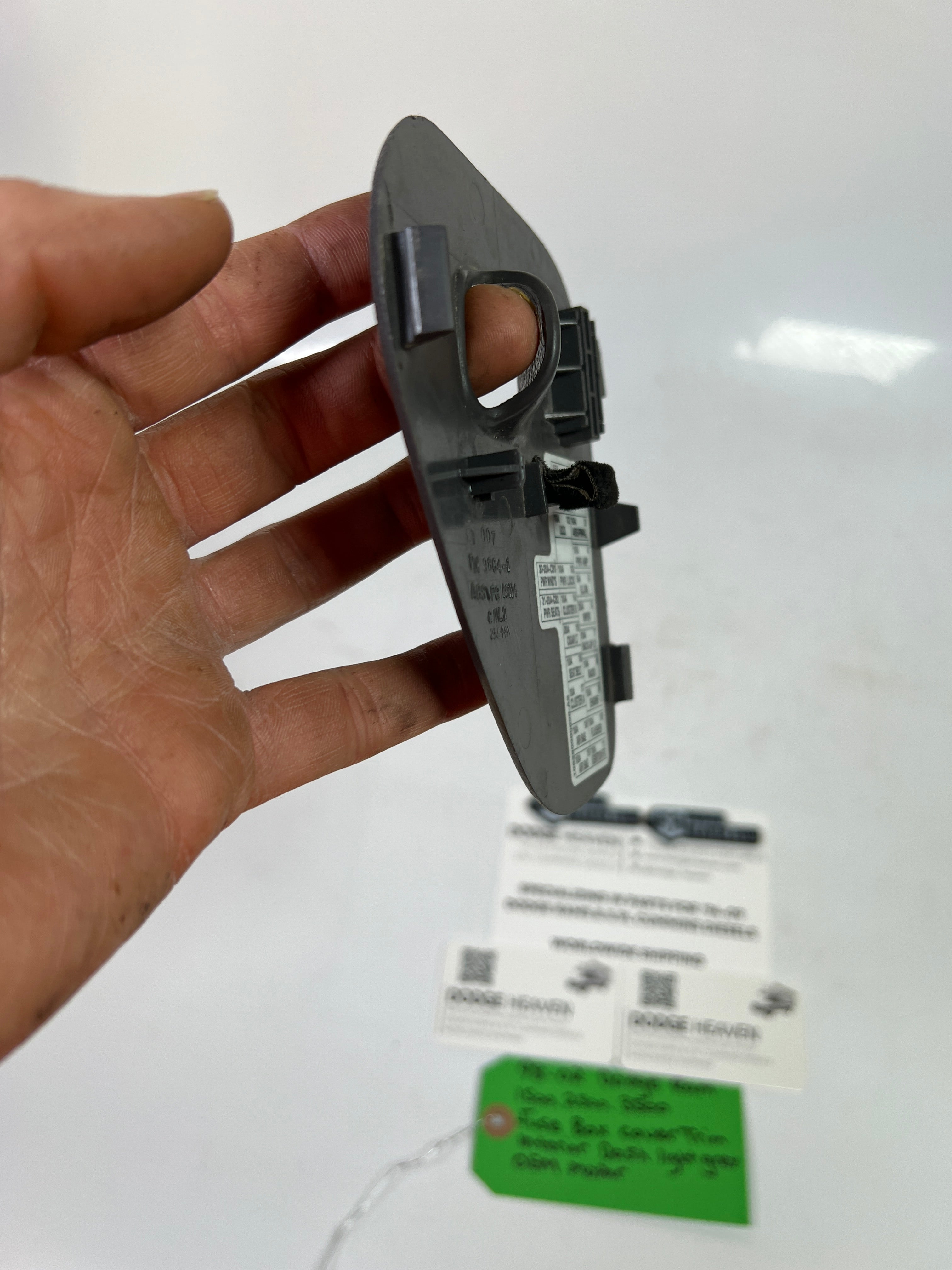 1998-2002 Dodge Ram 1500-3500 Interior Dash Fuse Box Cover Trim Light Grey