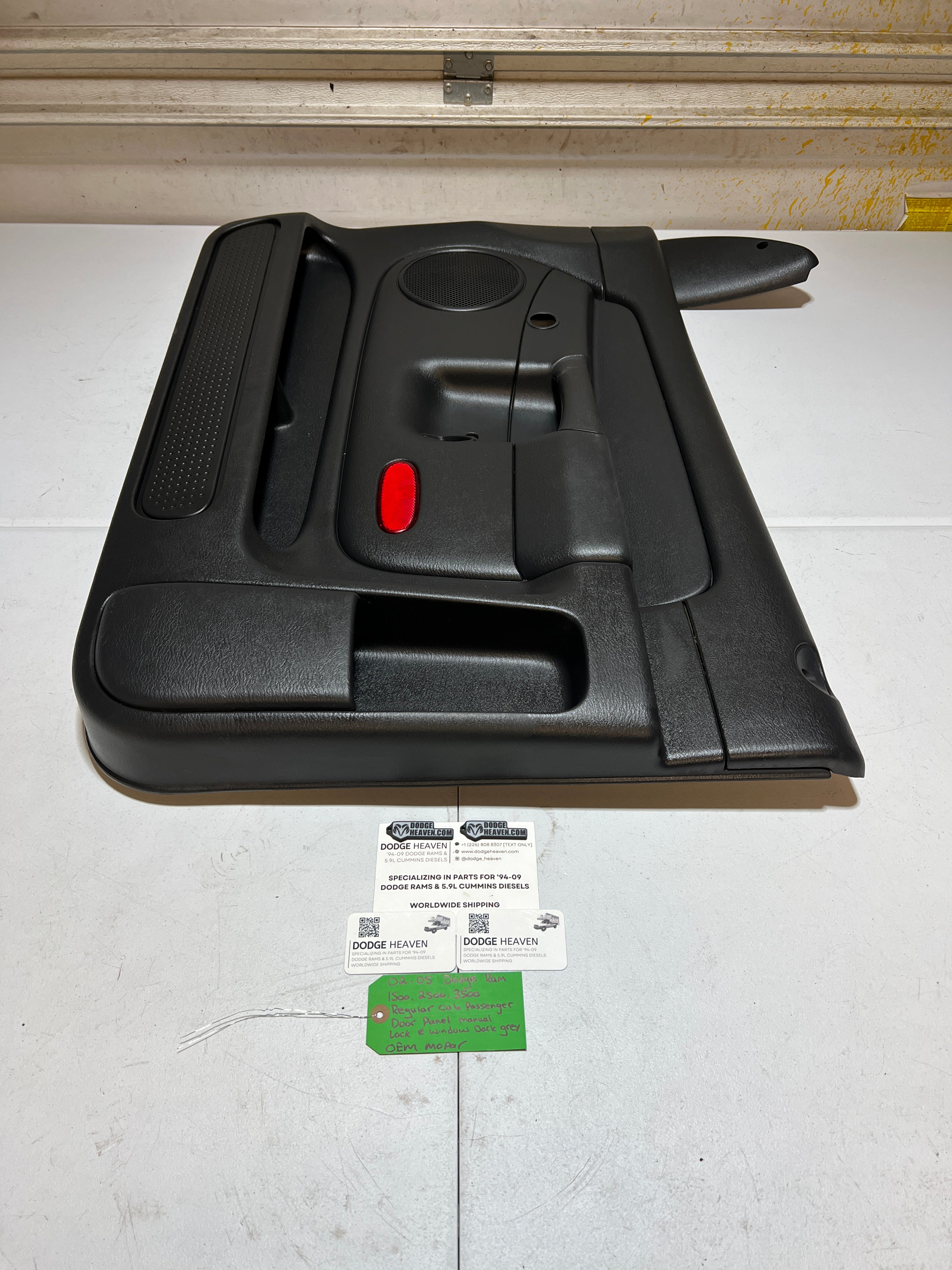 2002-2005 Dodge Ram 1500-3500 Regular Cab Driver Door Panel Manual Window