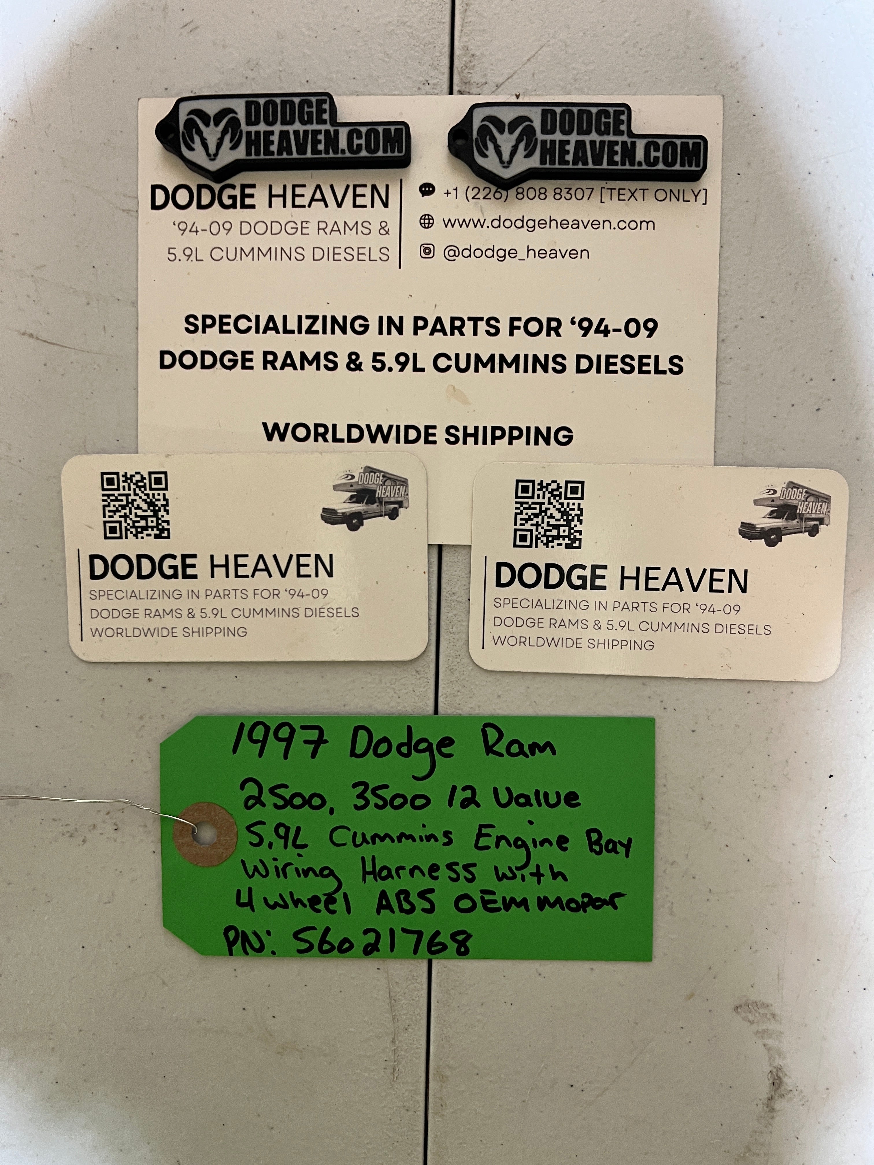 1997-1997 Dodge Ram 2500 3500 12V 5.9L Cummins Engine Bay Wiring Harness