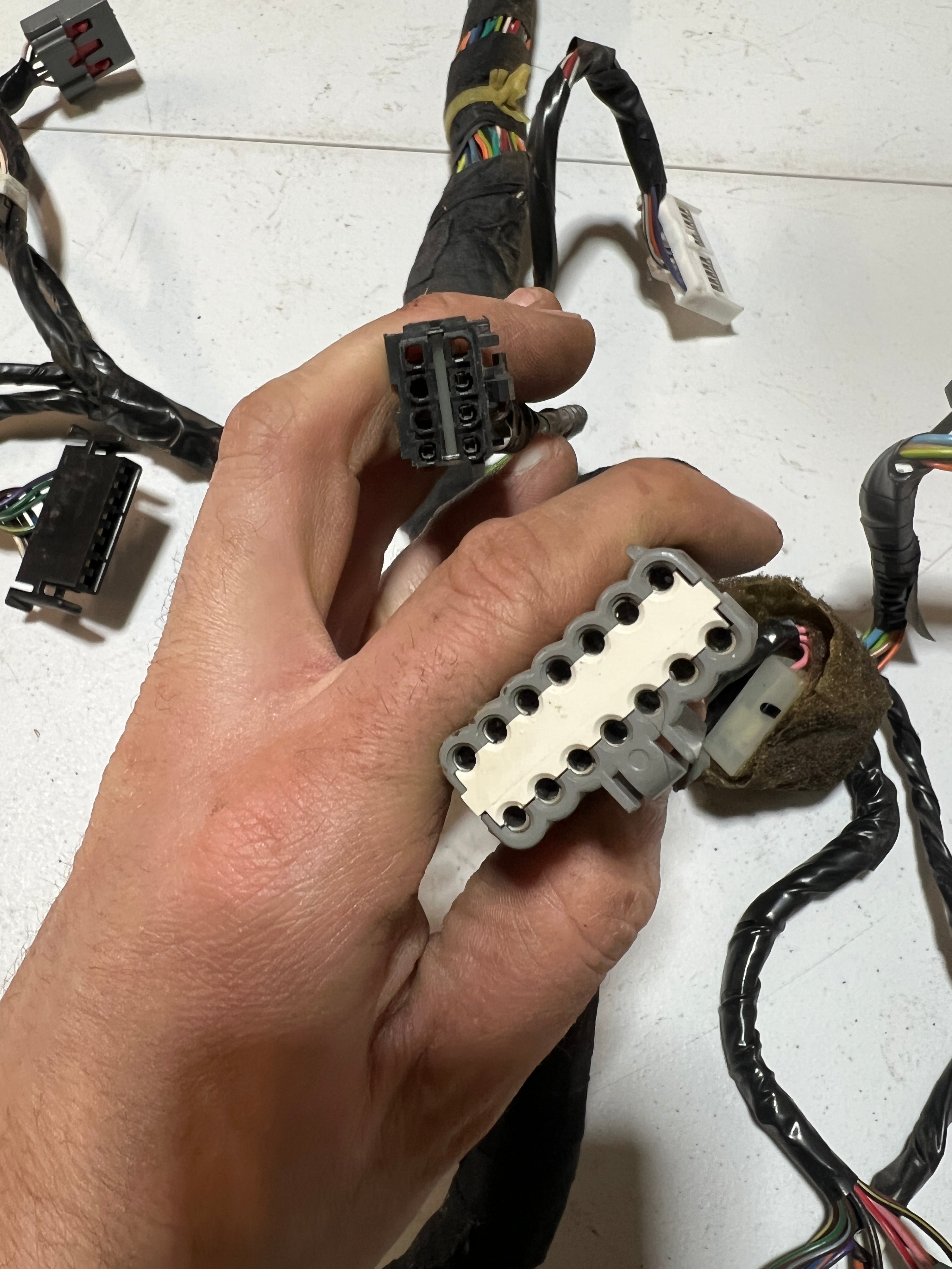 1995-1995 Dodge Ram 1500-3500 Dash Wiring Harness W/O Fog Lights
