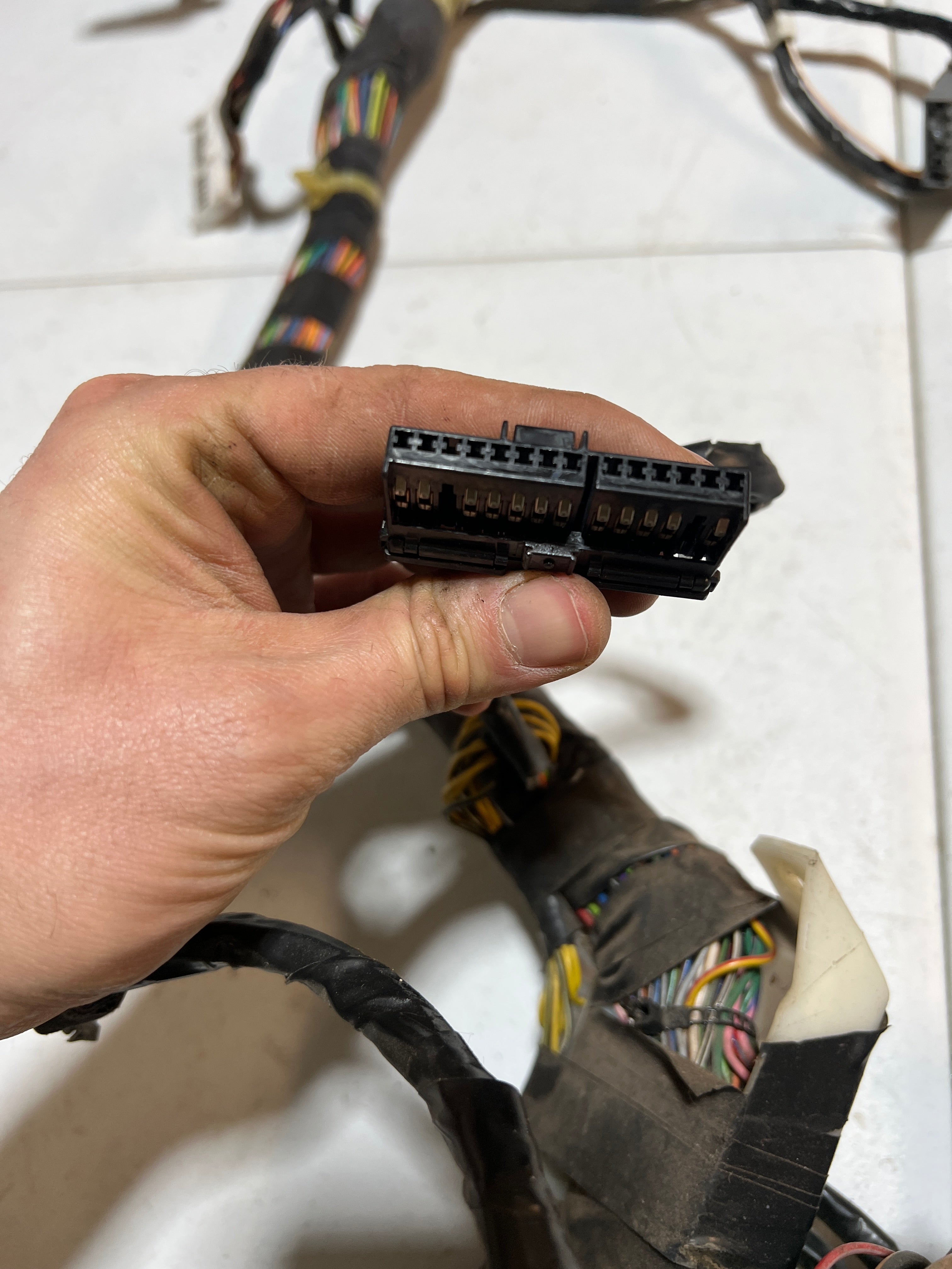 1995-1995 Dodge Ram 1500-3500 Dash Wiring Harness W/O Fog Lights
