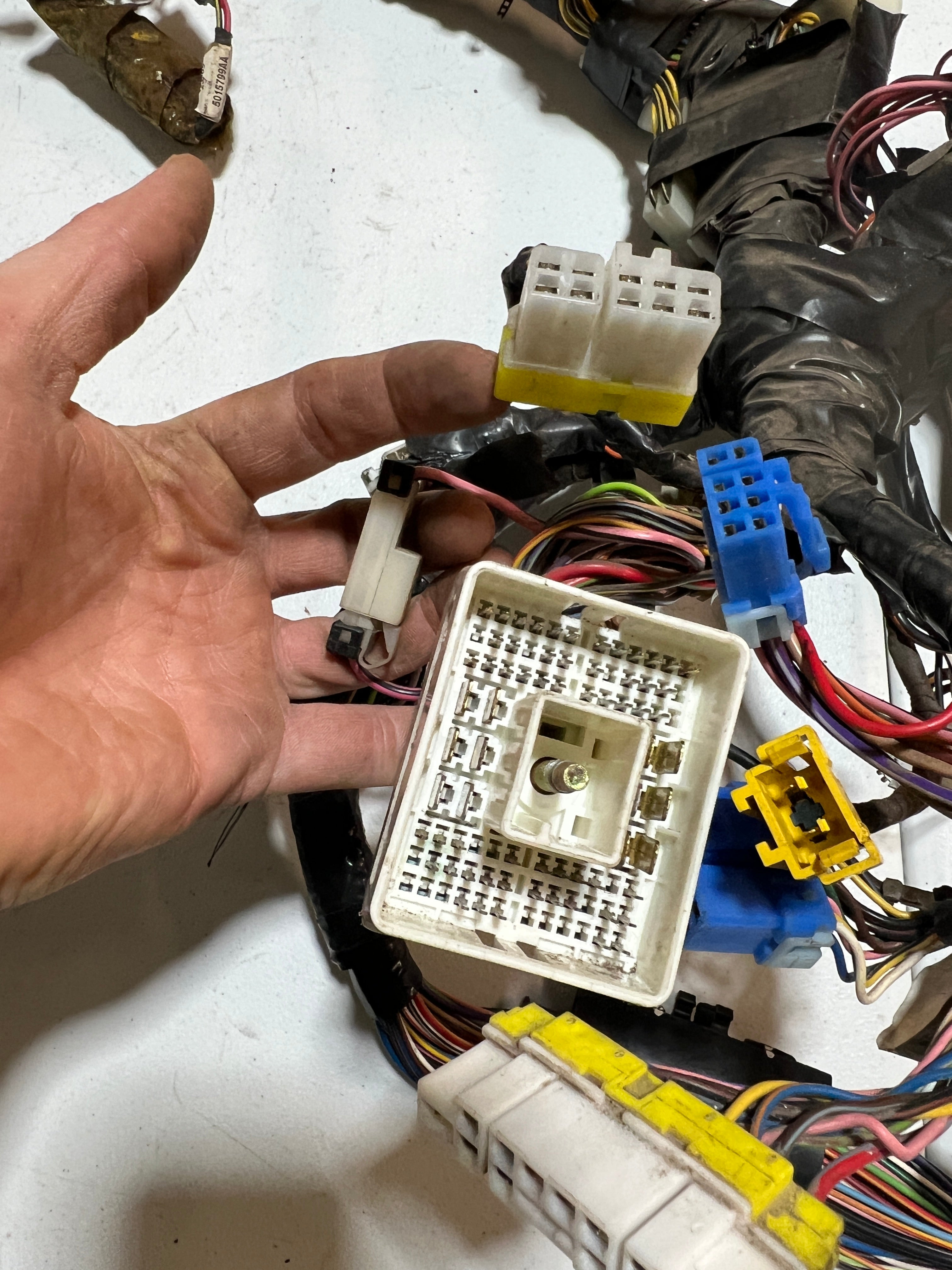 1995-1995 Dodge Ram 1500-3500 Dash Wiring Harness W/O Fog Lights