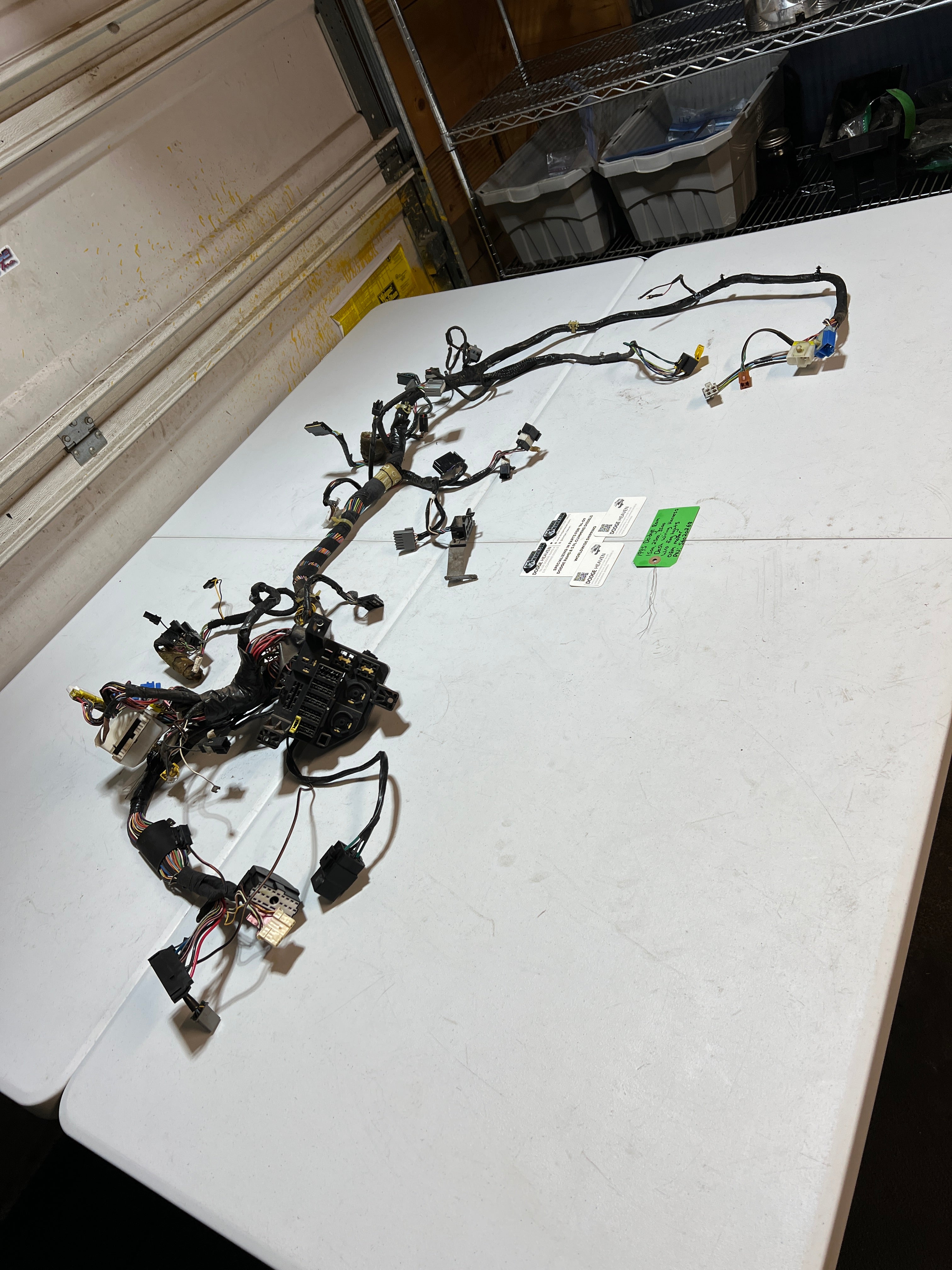 1995-1995 Dodge Ram 1500-3500 Dash Wiring Harness W/O Fog Lights