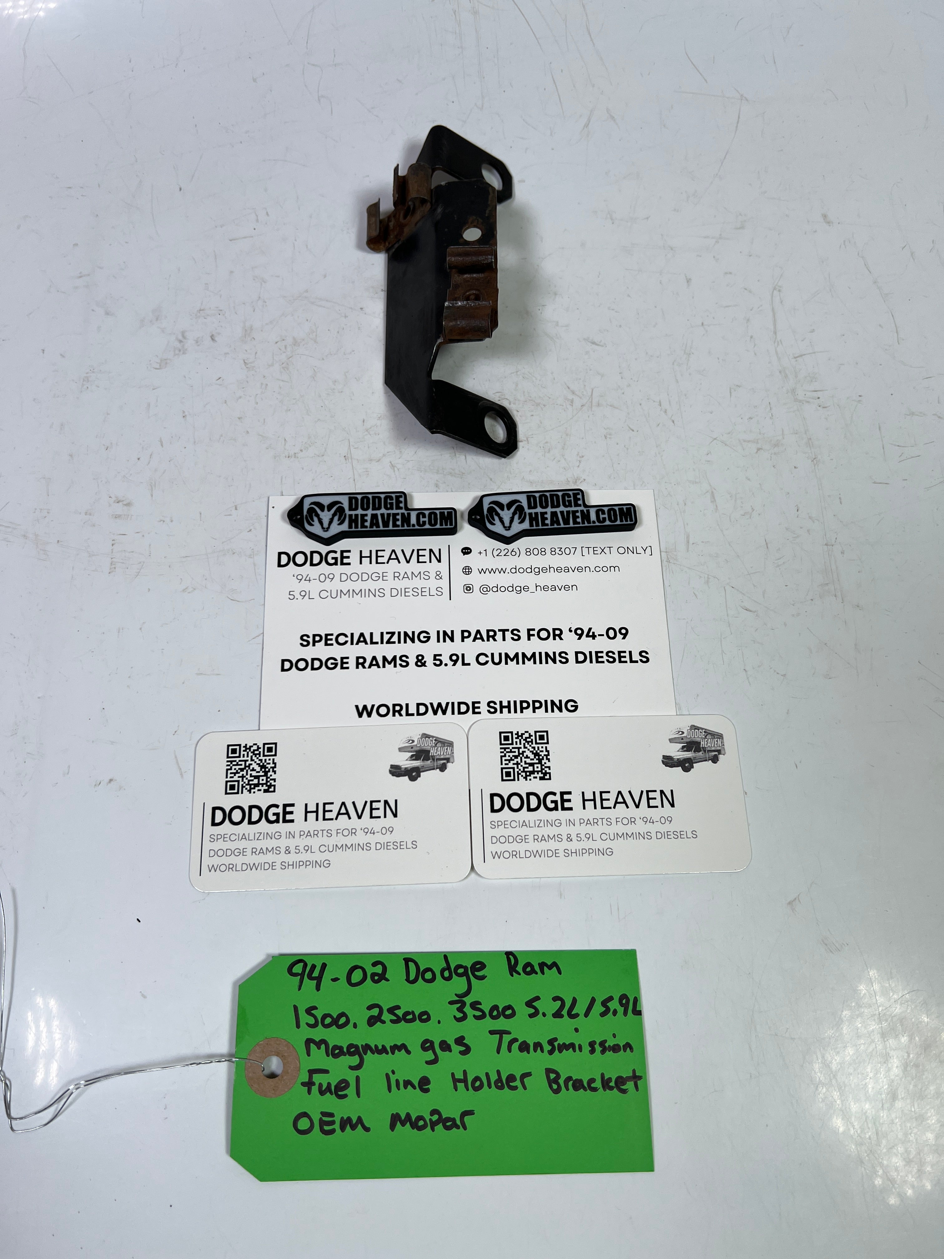 1994-2002 Dodge Ram 5.2L 5.9L Magnum Transmission Fuel Line Holder Bracket