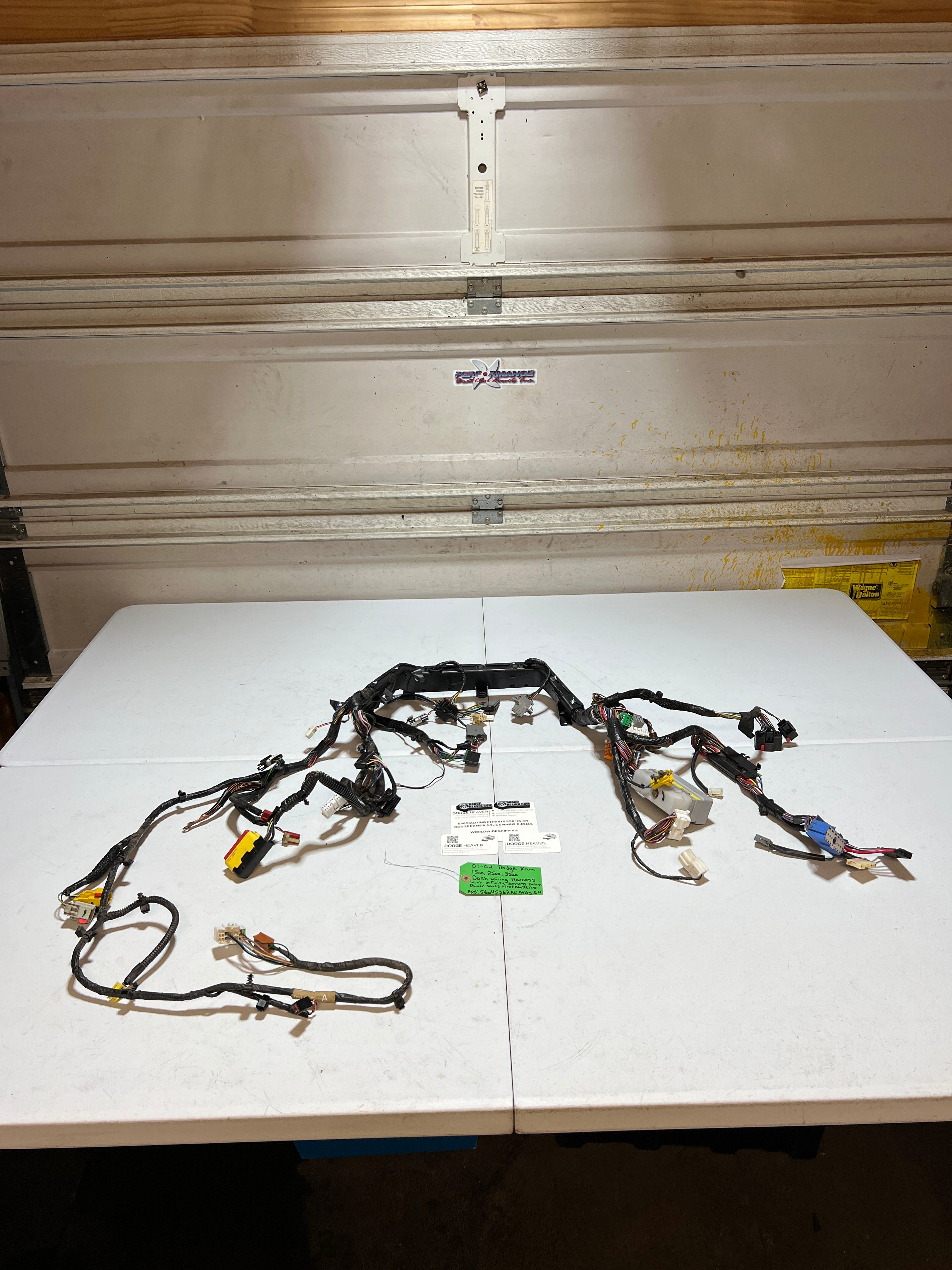 2001-2002 Dodge Ram 1500-3500 Dash Wiring Harness