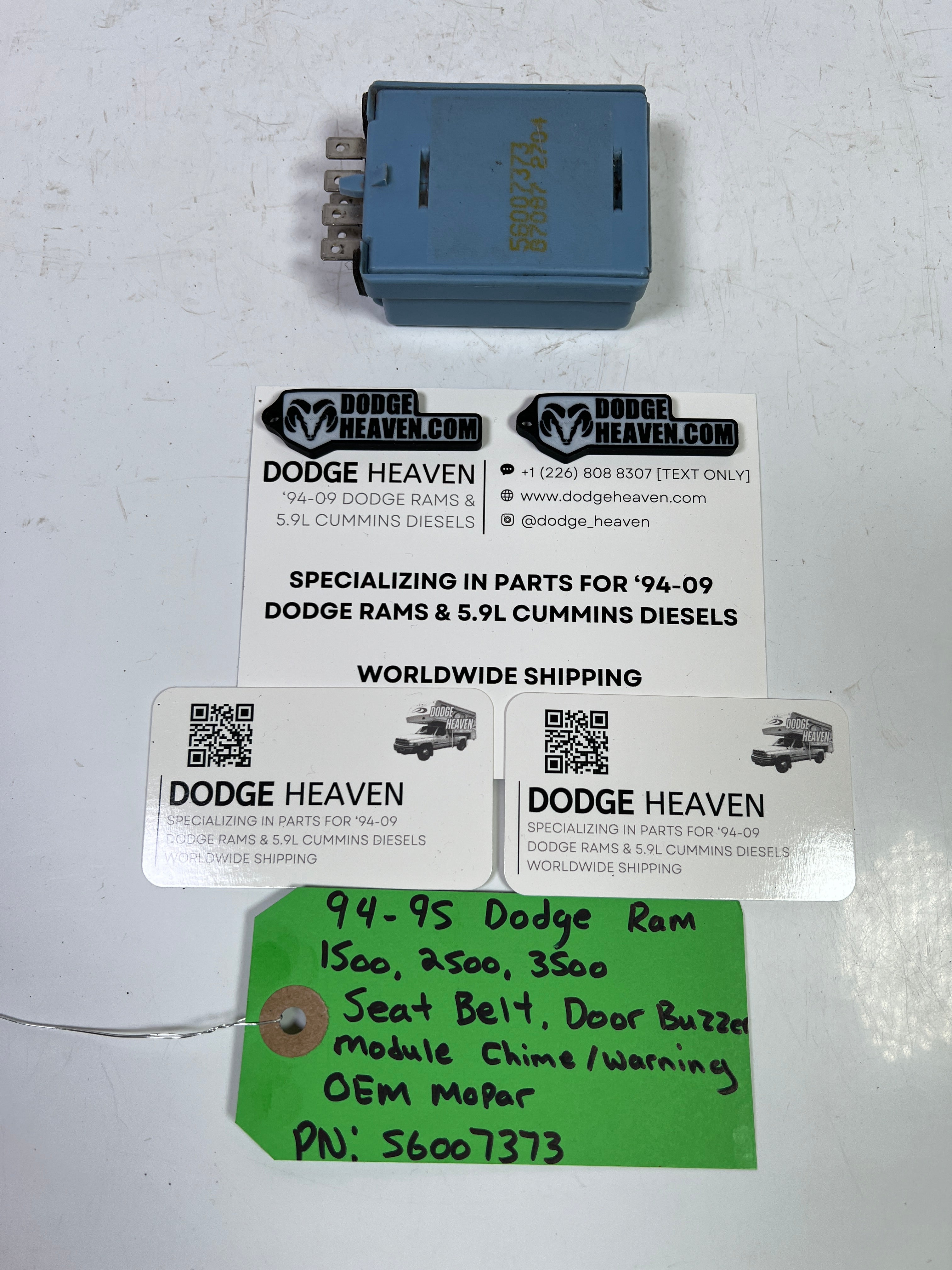1994-1995 Dodge Ram 1500-3500 Seat Belt Door Chime Buzzer Module