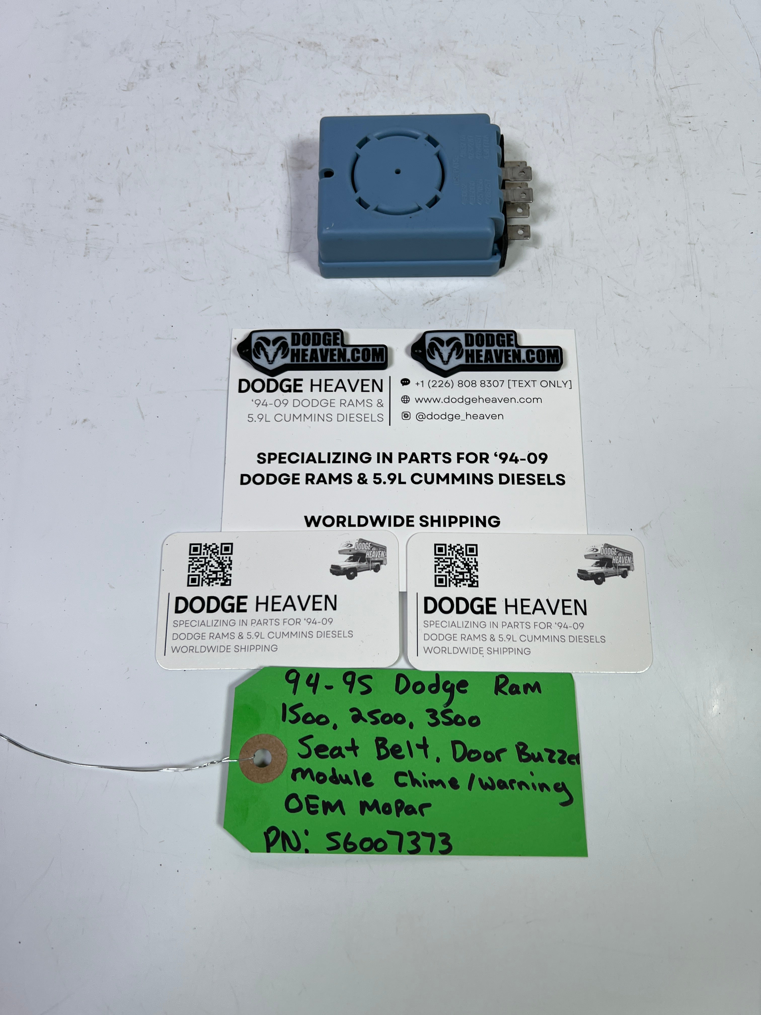 1994-1995 Dodge Ram 1500-3500 Seat Belt Door Chime Buzzer Module