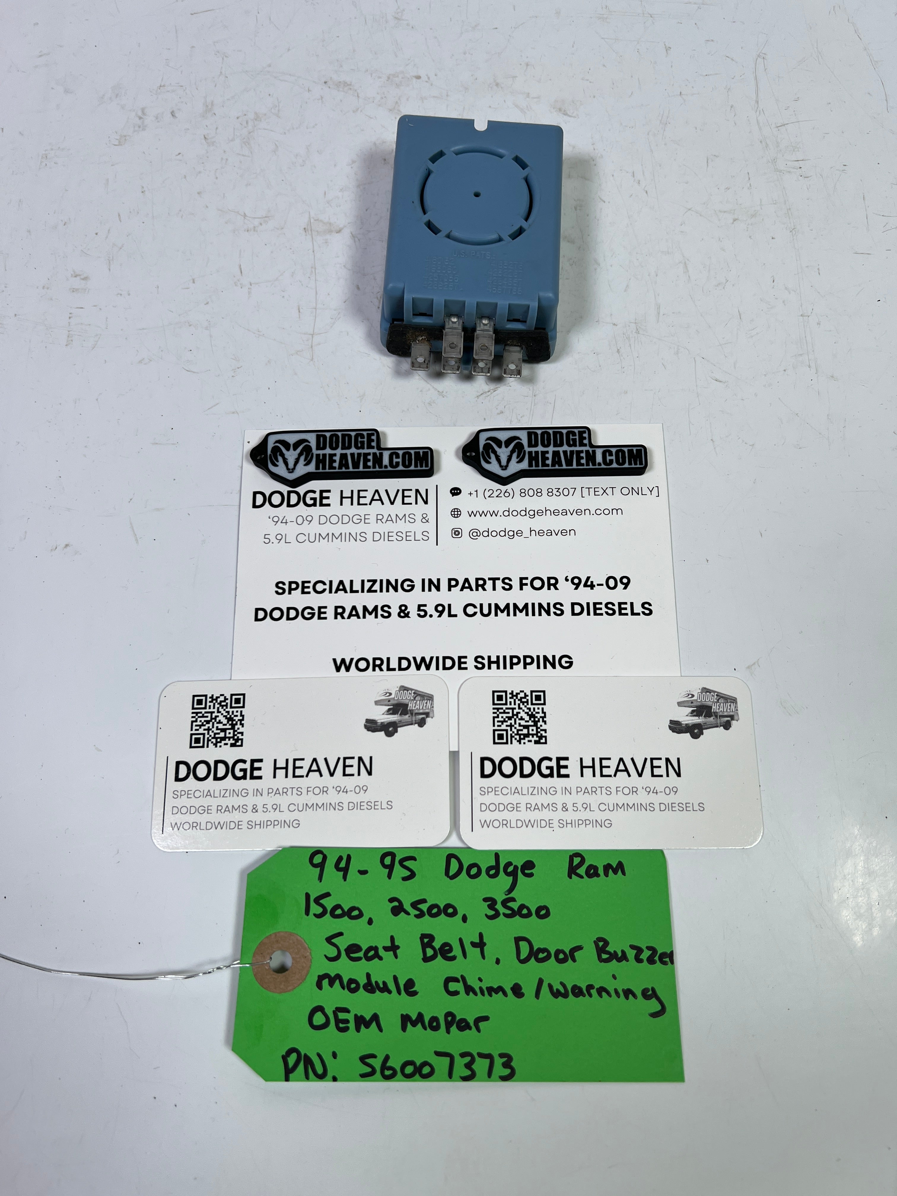 1994-1995 Dodge Ram 1500-3500 Seat Belt Door Chime Buzzer Module