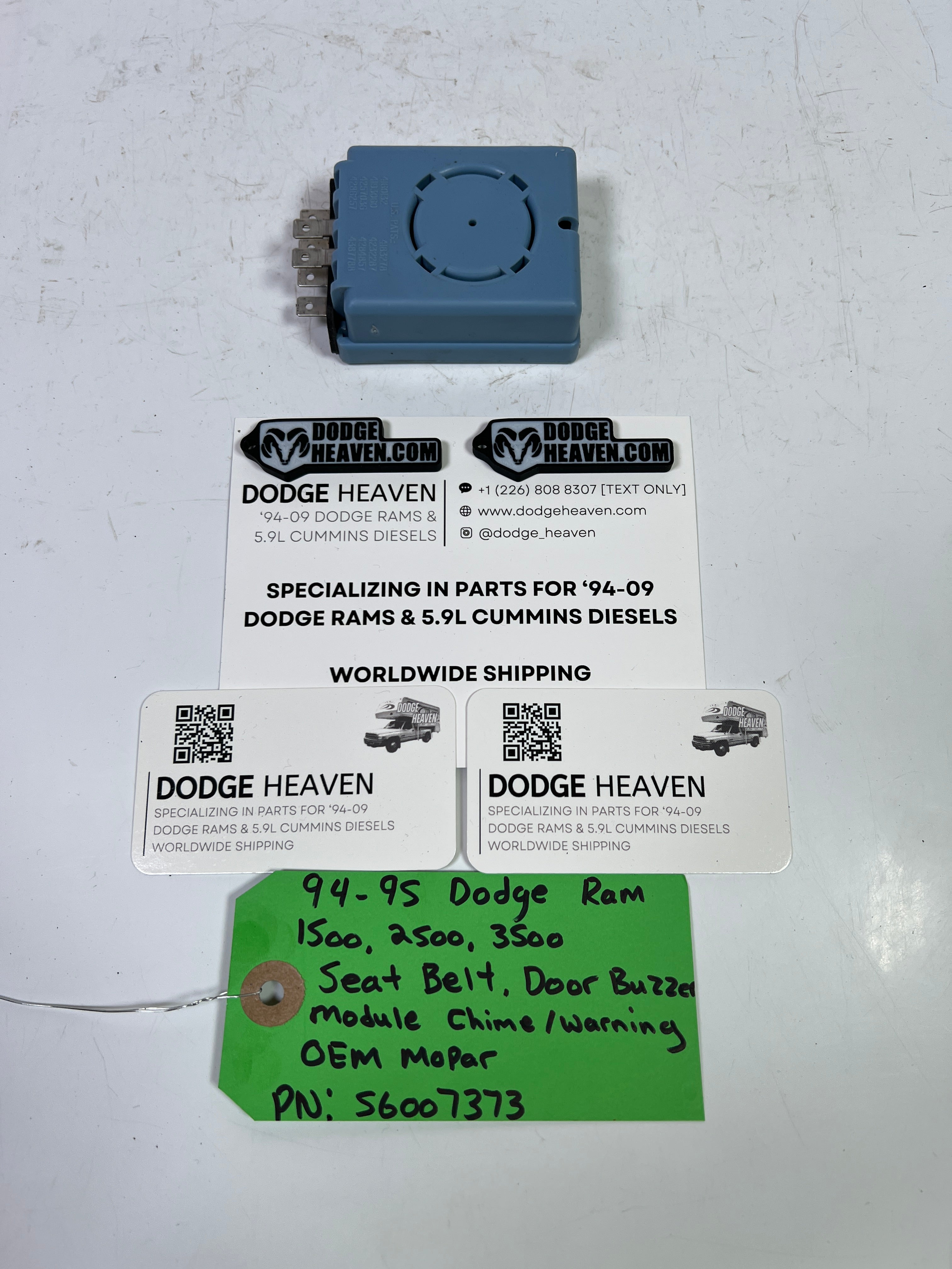 1994-1995 Dodge Ram 1500-3500 Seat Belt Door Chime Buzzer Module