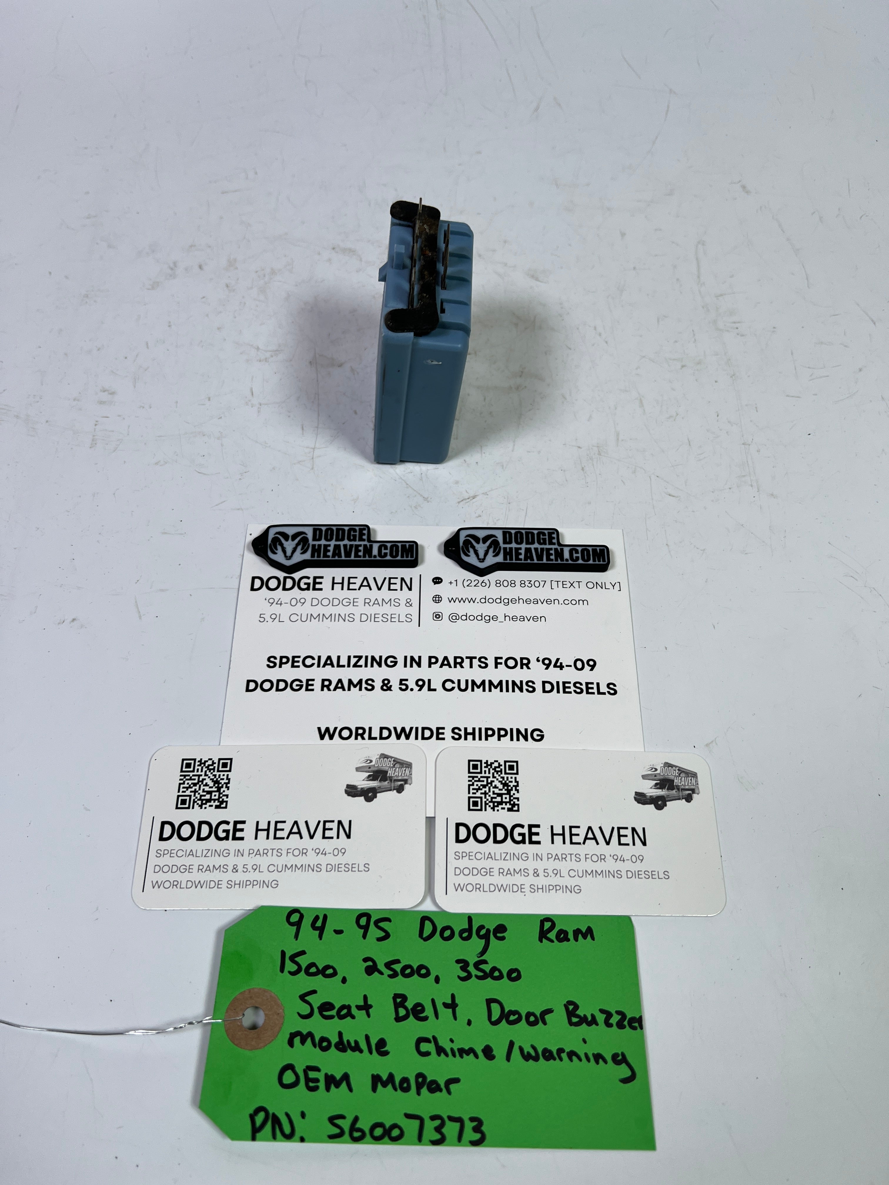 1994-1995 Dodge Ram 1500-3500 Seat Belt Door Chime Buzzer Module