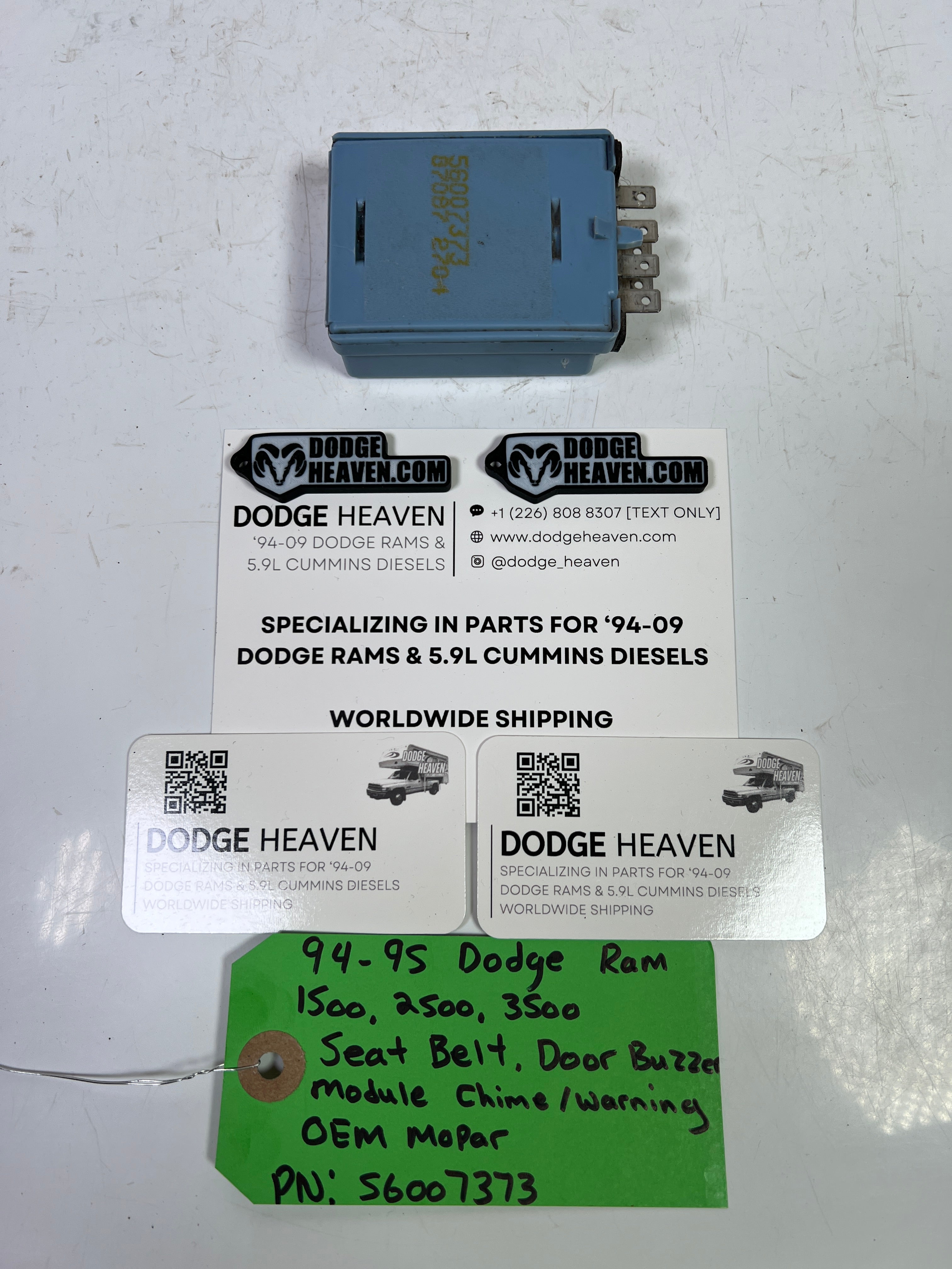 1994-1995 Dodge Ram 1500-3500 Seat Belt Door Chime Buzzer Module