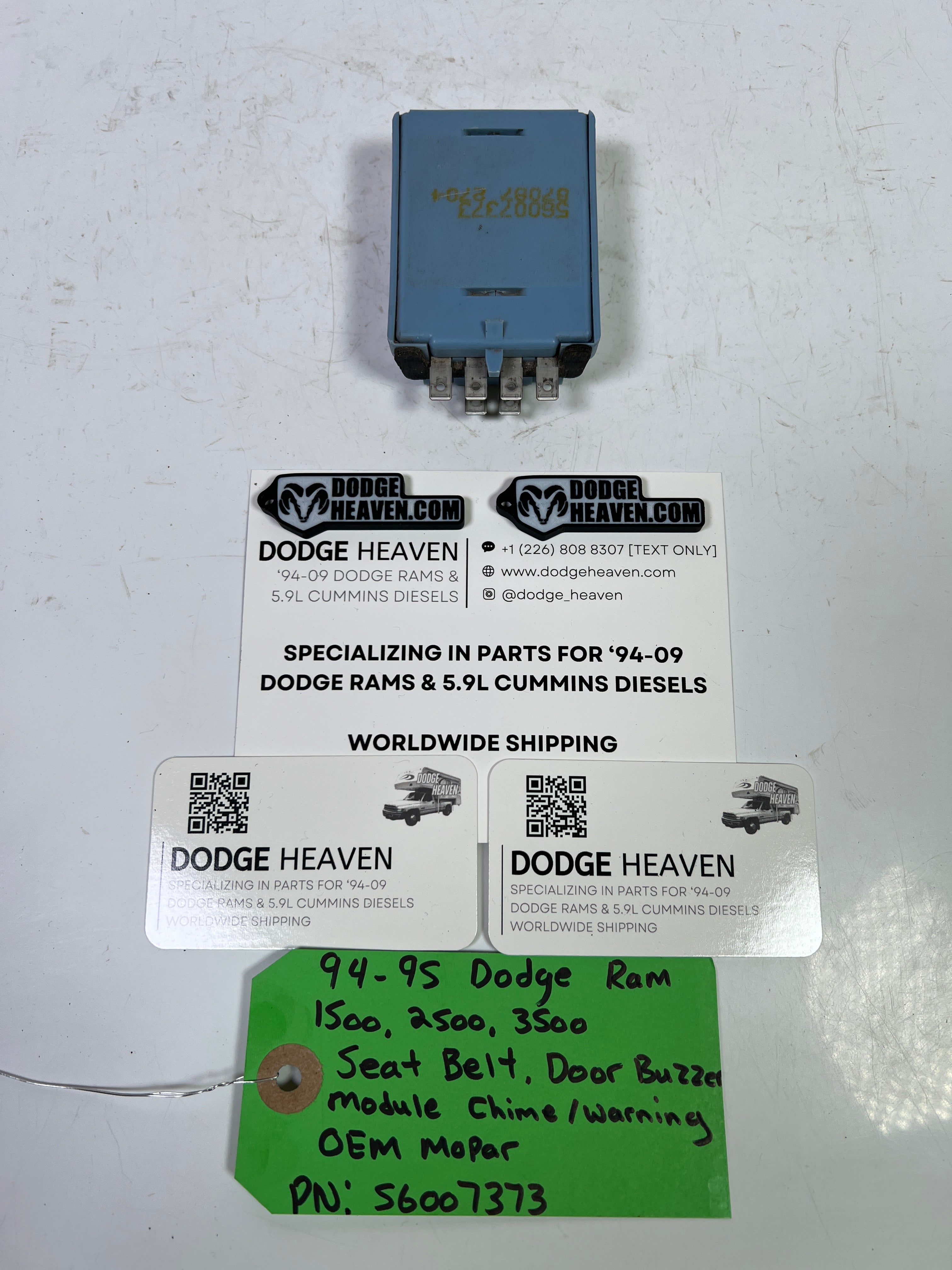 1994-1995 Dodge Ram 1500-3500 Seat Belt Door Chime Buzzer Module