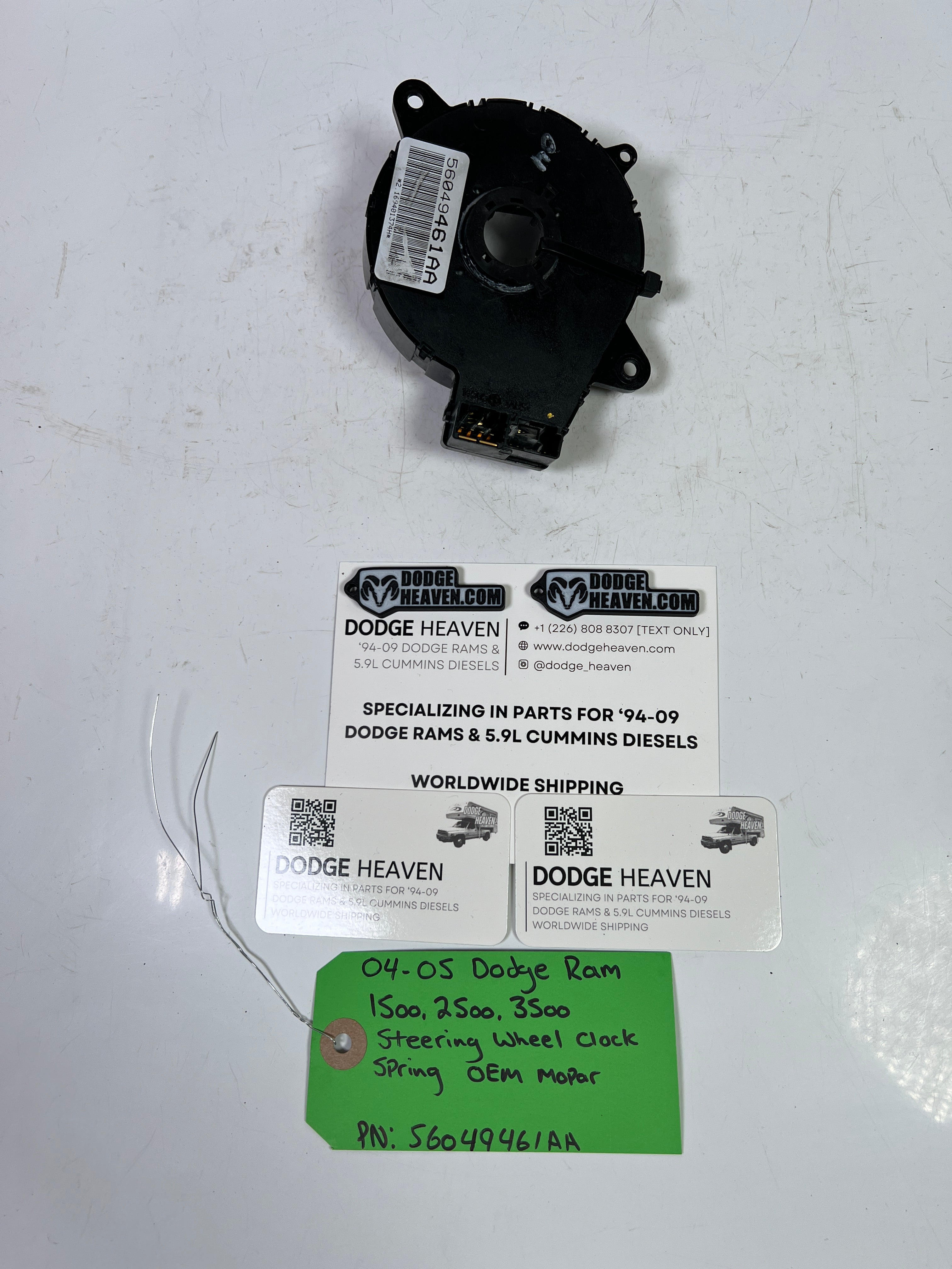 2004-2005 Dodge Ram 1500-3500 Steering Wheel Clock Spring