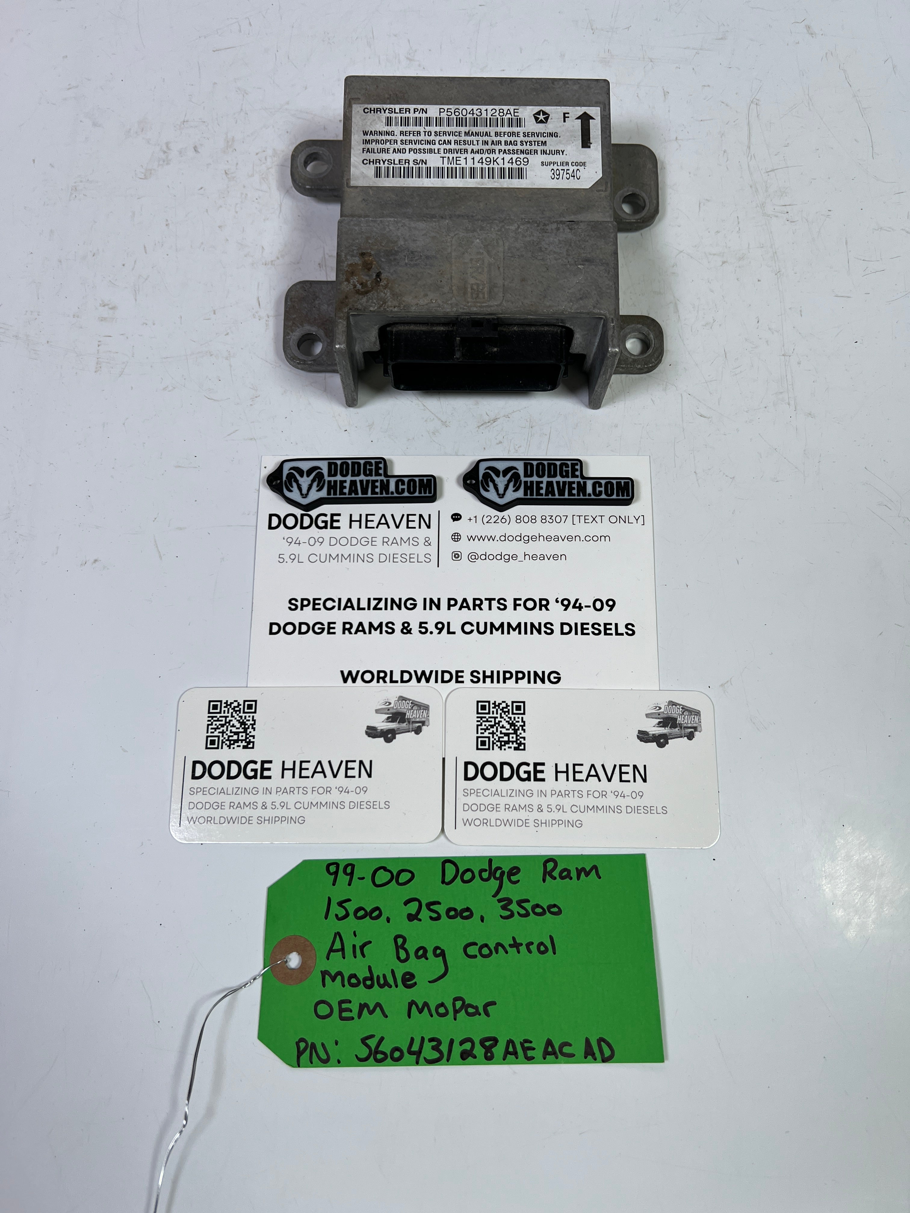 1999-2000 Dodge Ram 1500-3500 Front Control SRS Module