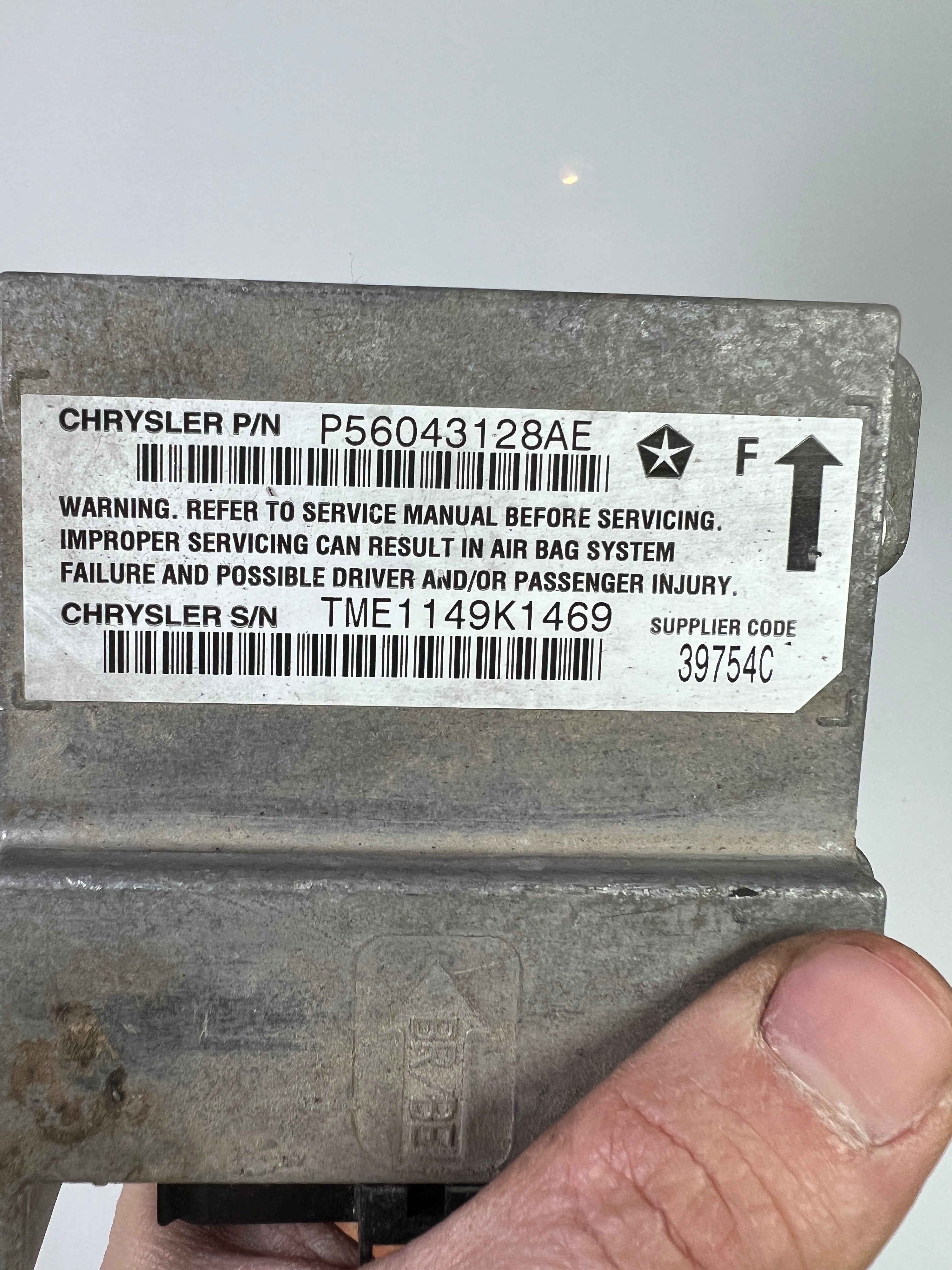 1999-2000 Dodge Ram 1500-3500 Front Control SRS Module