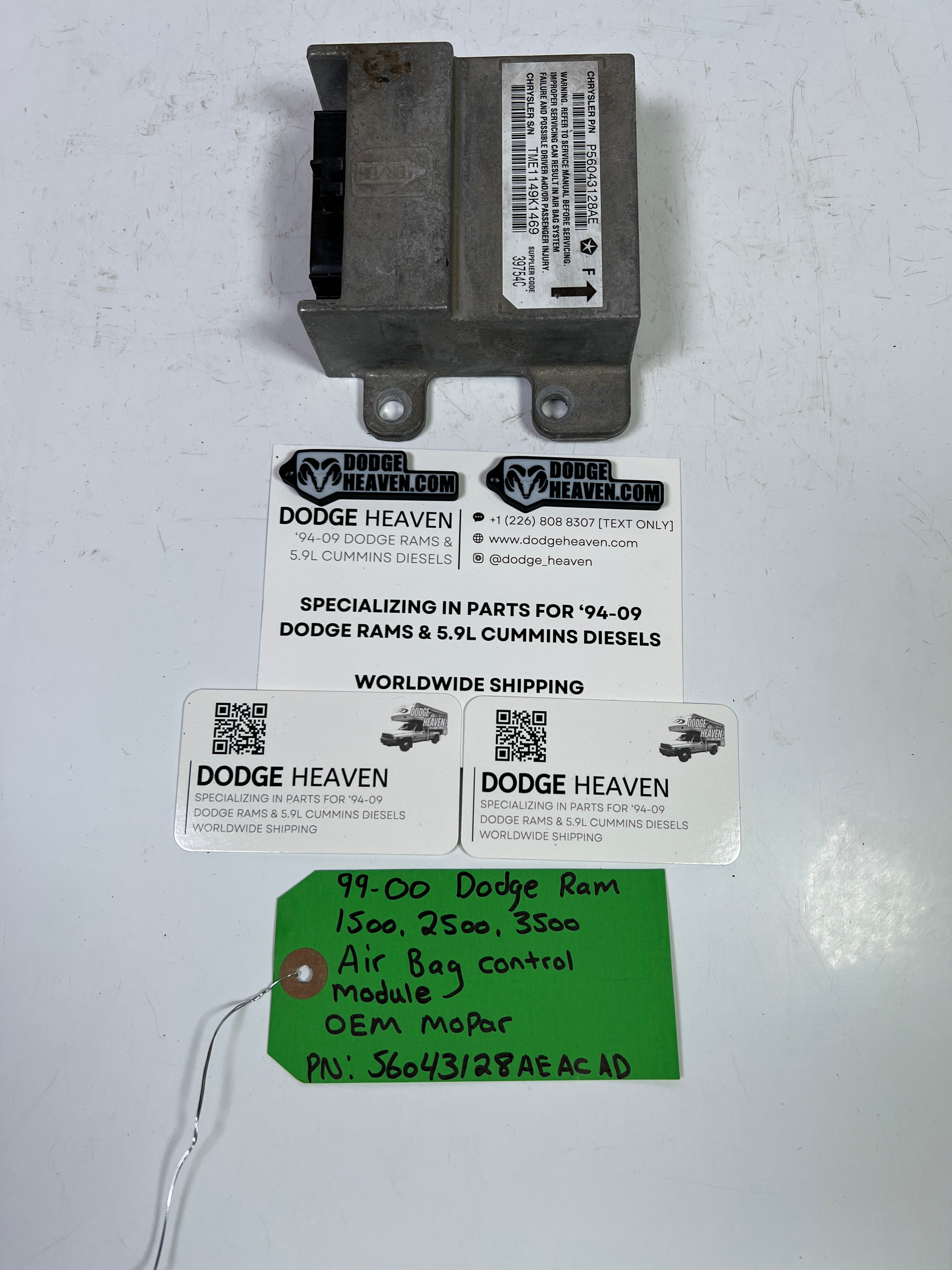 1999-2000 Dodge Ram 1500-3500 Front Control SRS Module
