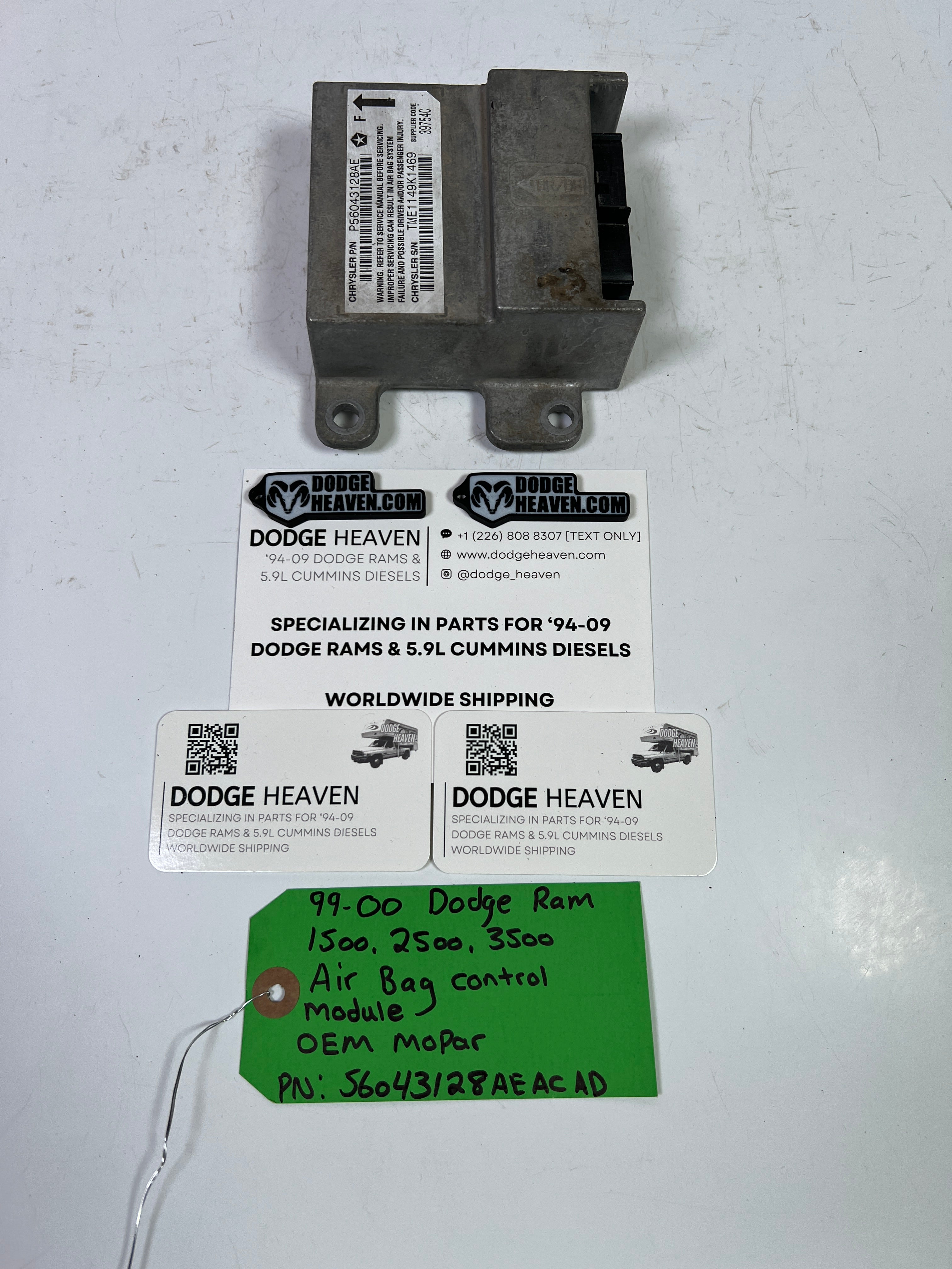 1999-2000 Dodge Ram 1500-3500 Front Control SRS Module