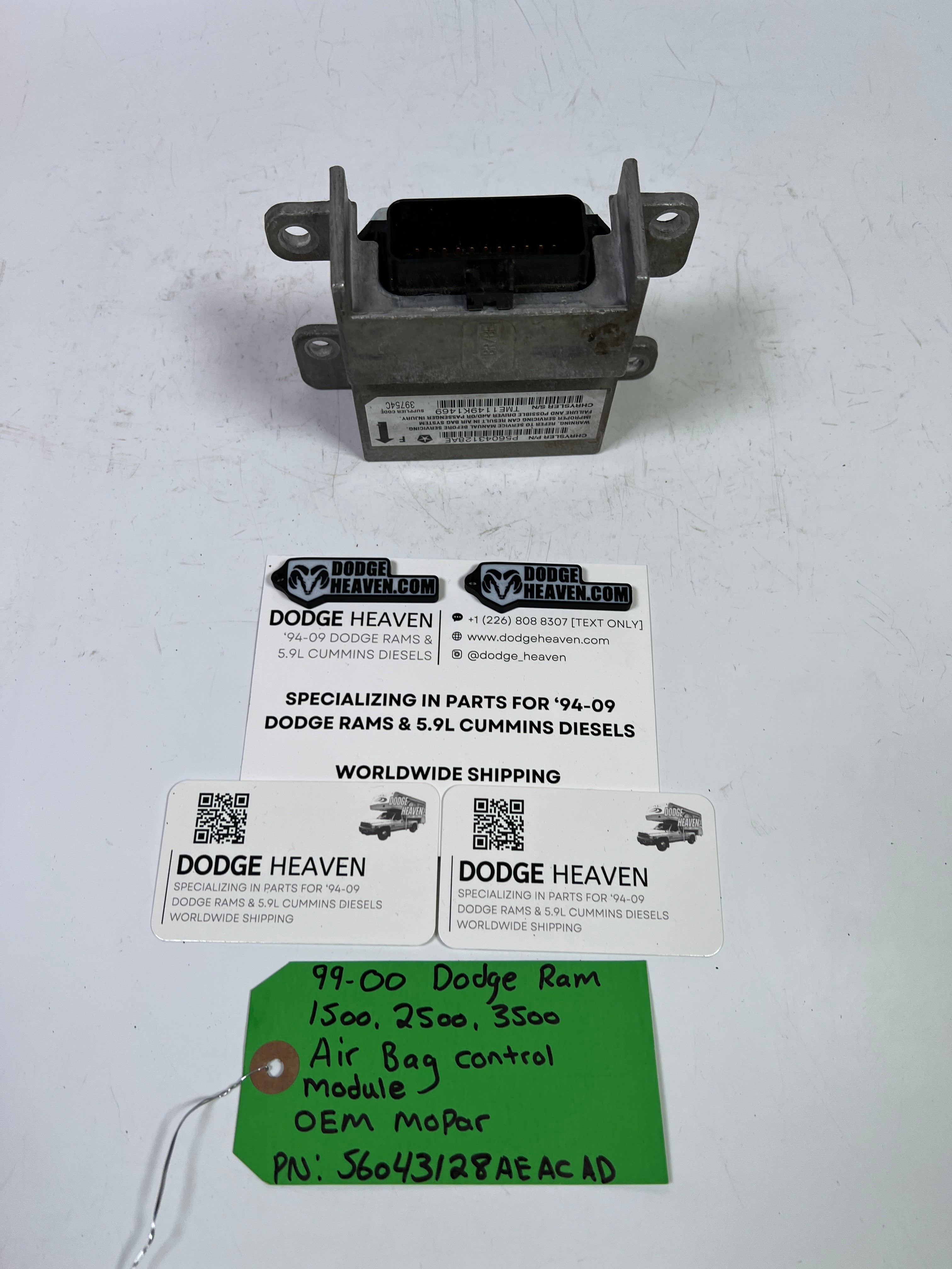 1999-2000 Dodge Ram 1500-3500 Front Control SRS Module