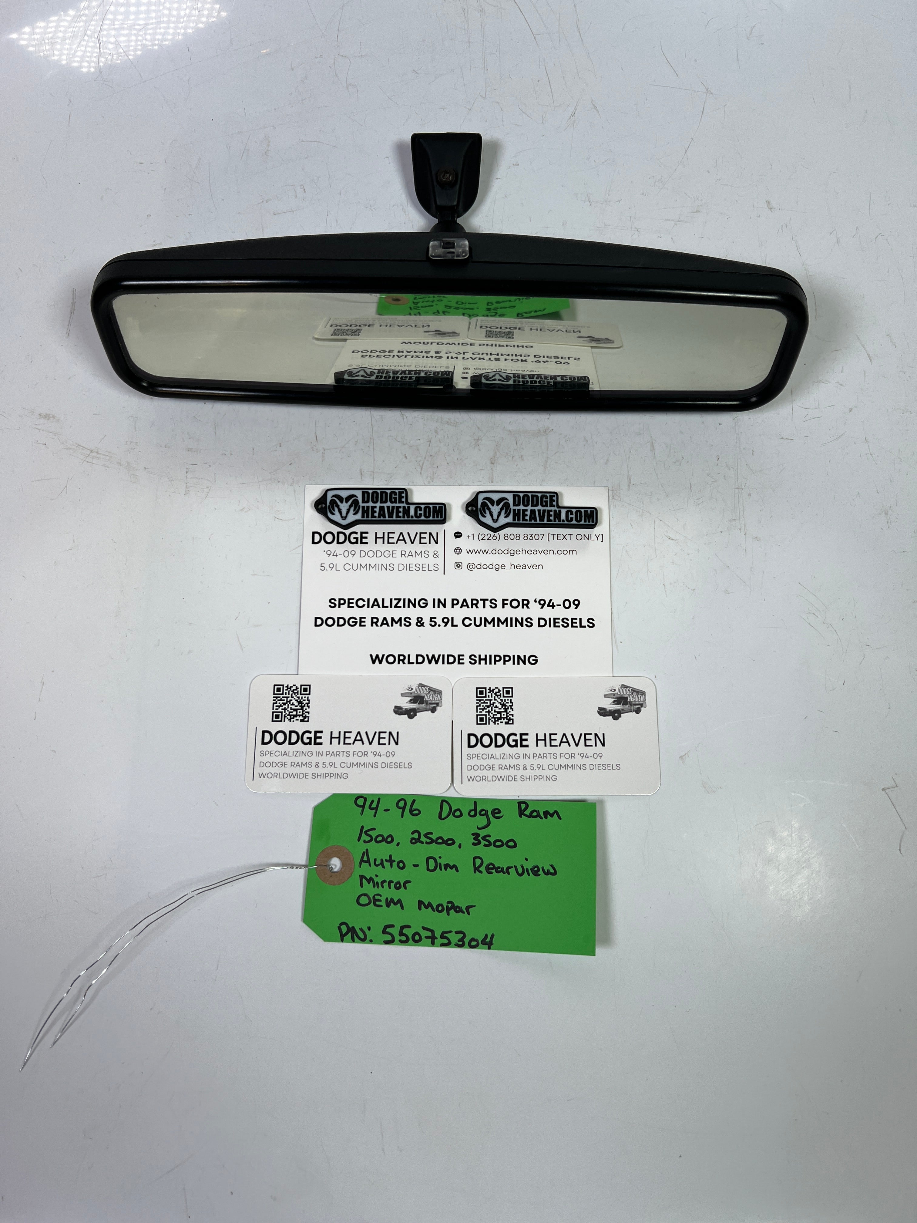 1994-1996 Dodge Ram 1500-3500 Auto Dim Rear View Mirror