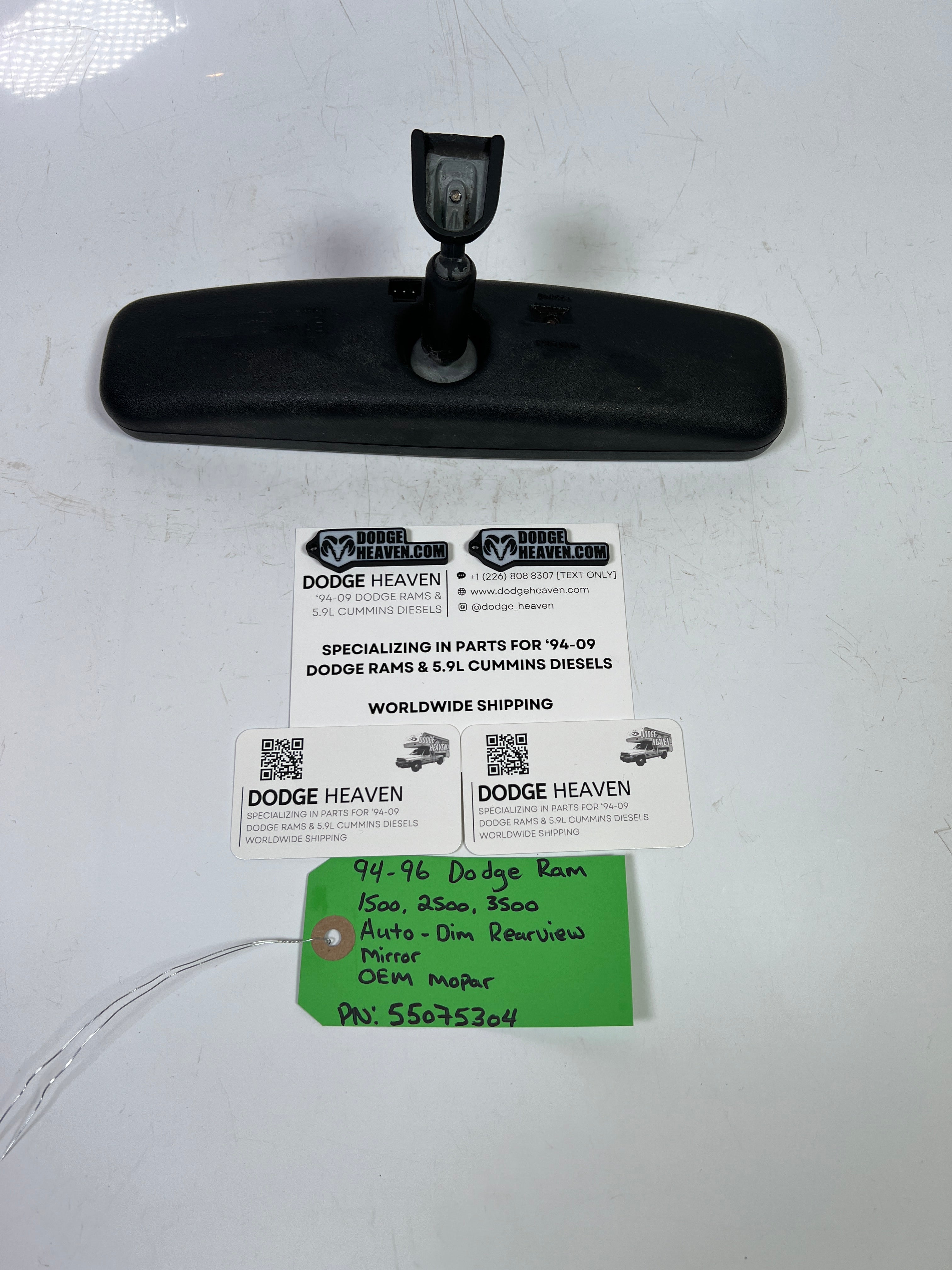 1994-1996 Dodge Ram 1500-3500 Auto Dim Rear View Mirror