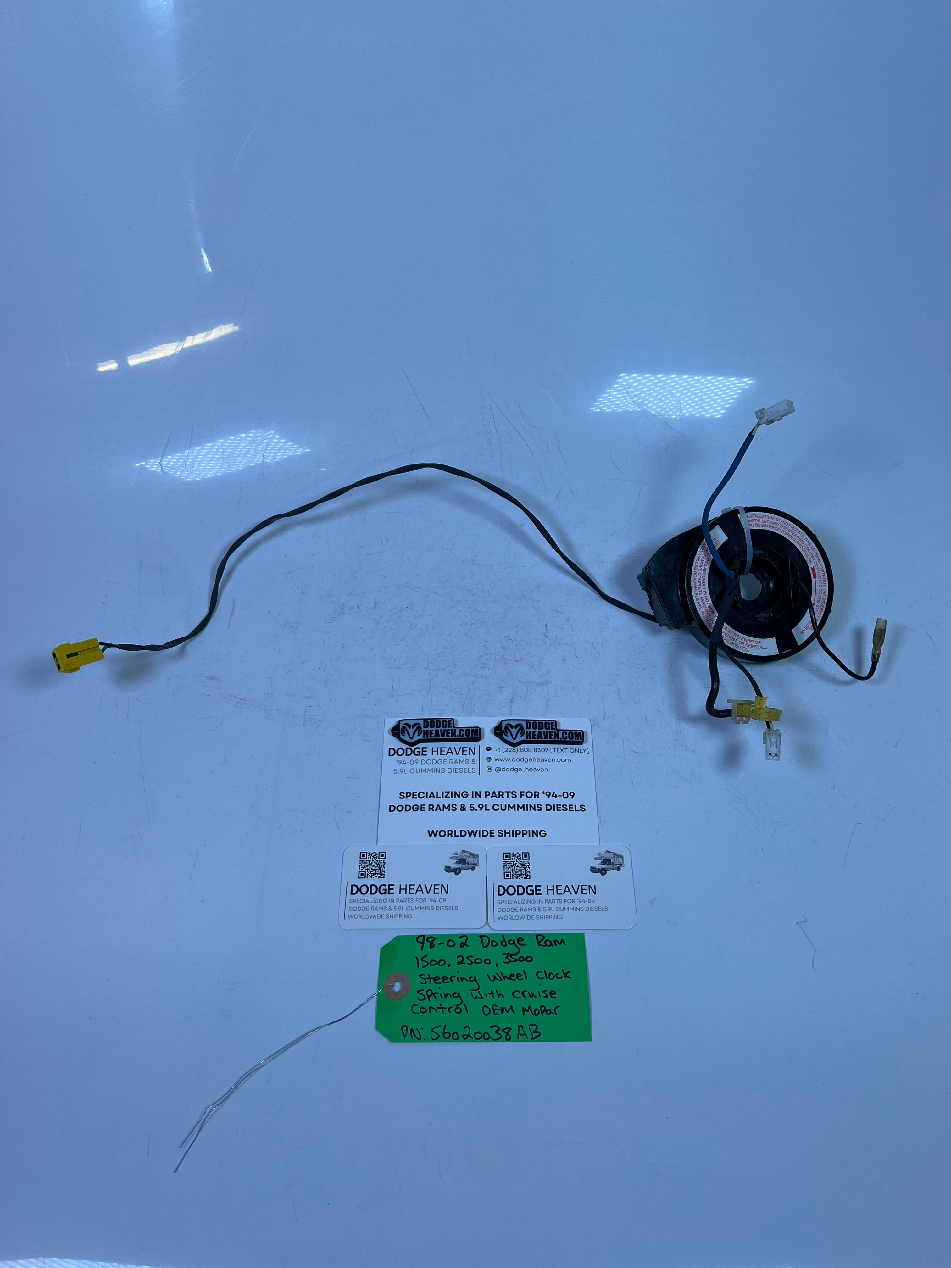 1998-2002 Dodge Ram 1500-3500 Steering Wheel Clock Spring Cruise Control