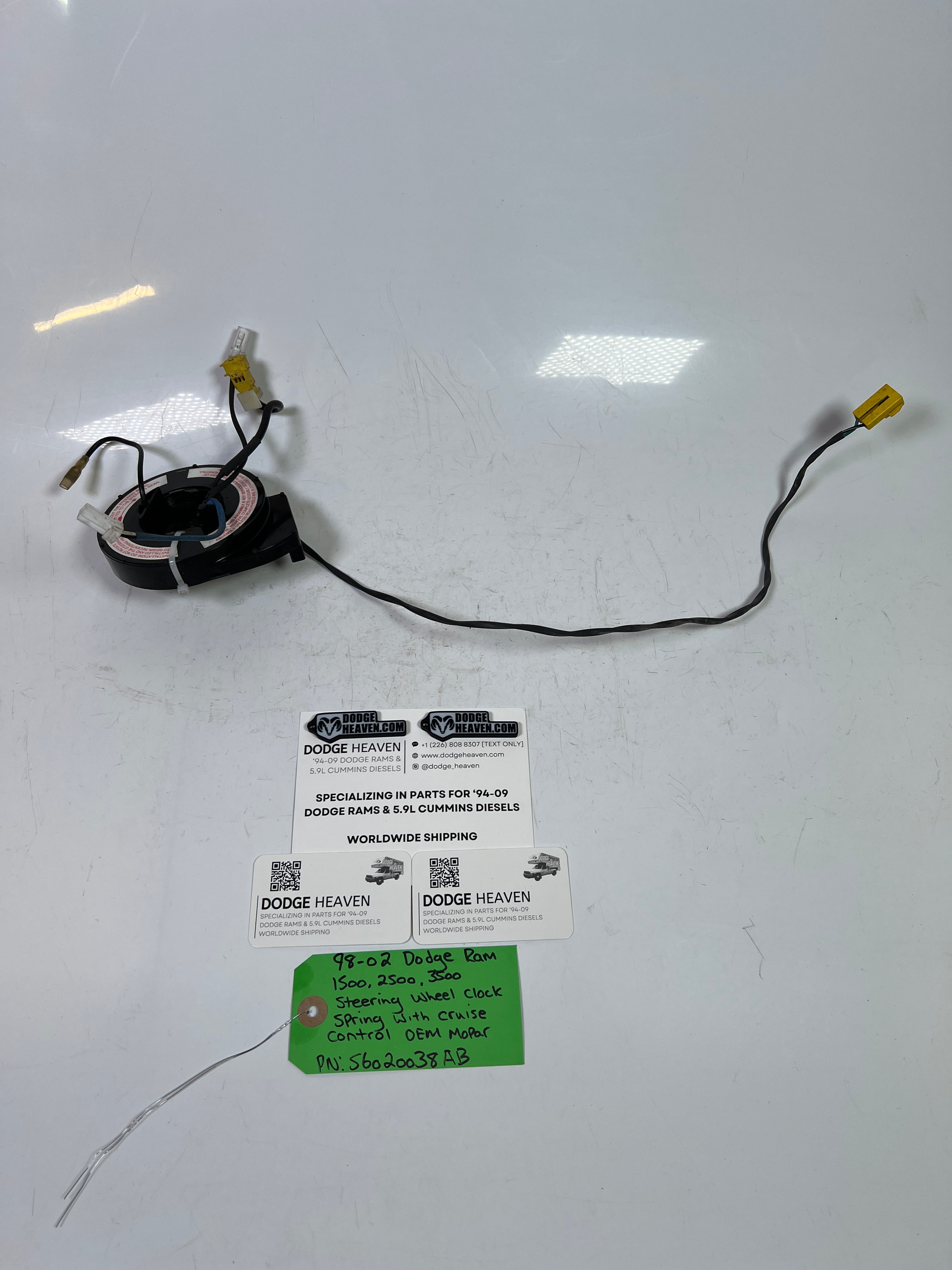1998-2002 Dodge Ram 1500-3500 Steering Wheel Clock Spring Cruise Control