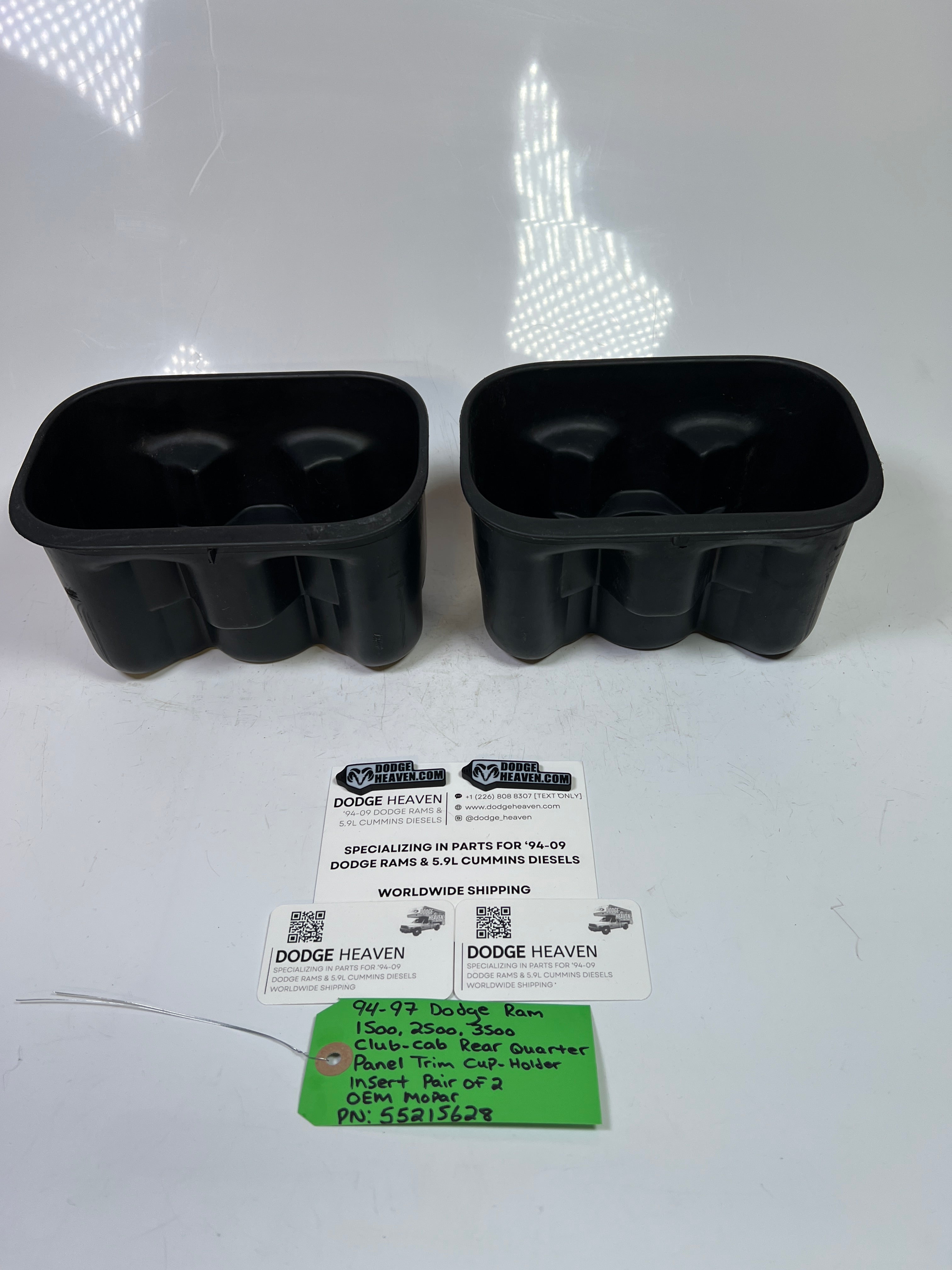 1994-1997 Dodge Ram 1500-3500 Club Cab Rear Quarter Panel Cup Holders