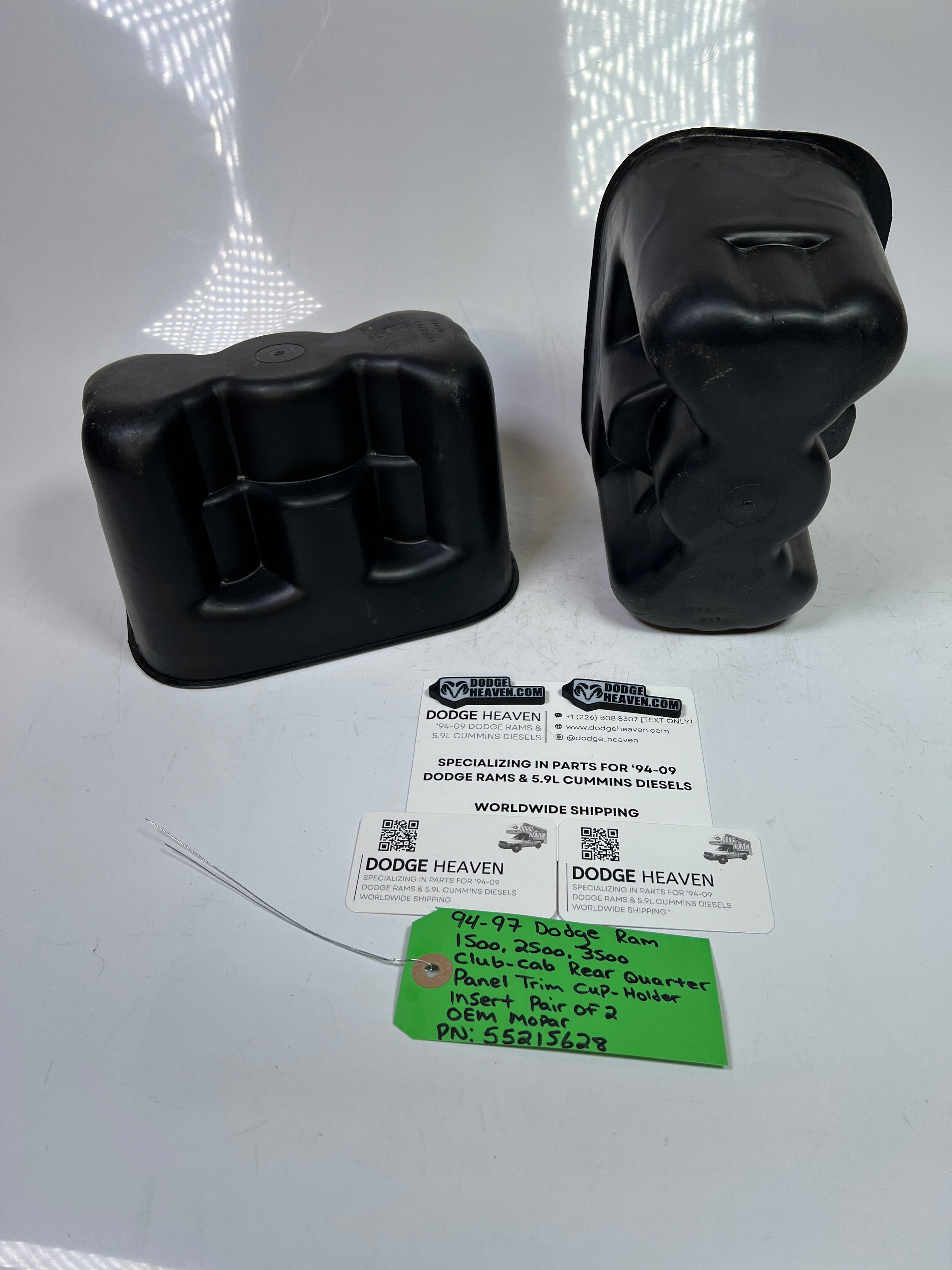 1994-1997 Dodge Ram 1500-3500 Club Cab Rear Quarter Panel Cup Holders