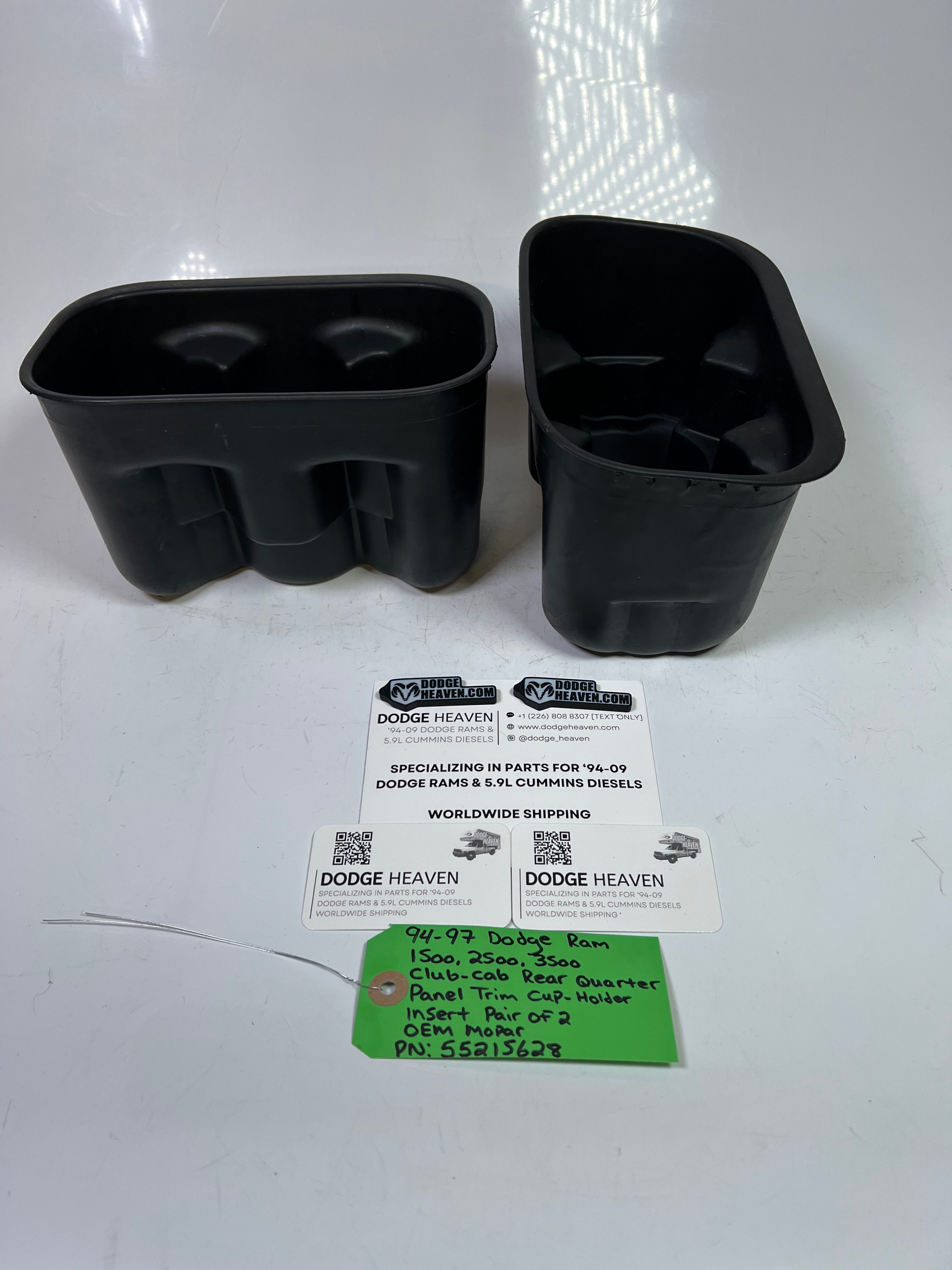 1994-1997 Dodge Ram 1500-3500 Club Cab Rear Quarter Panel Cup Holders