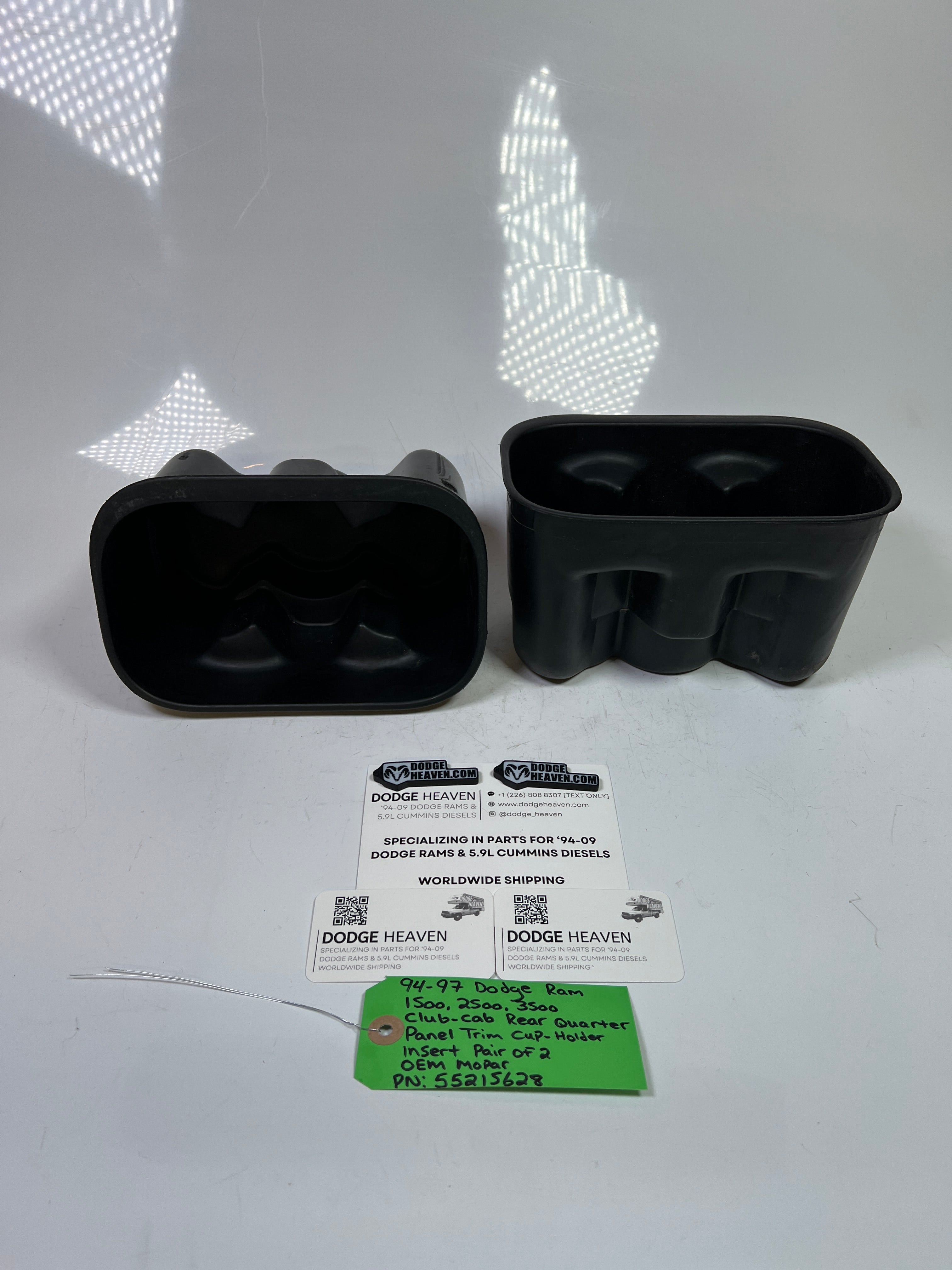 1994-1997 Dodge Ram 1500-3500 Club Cab Rear Quarter Panel Cup Holders