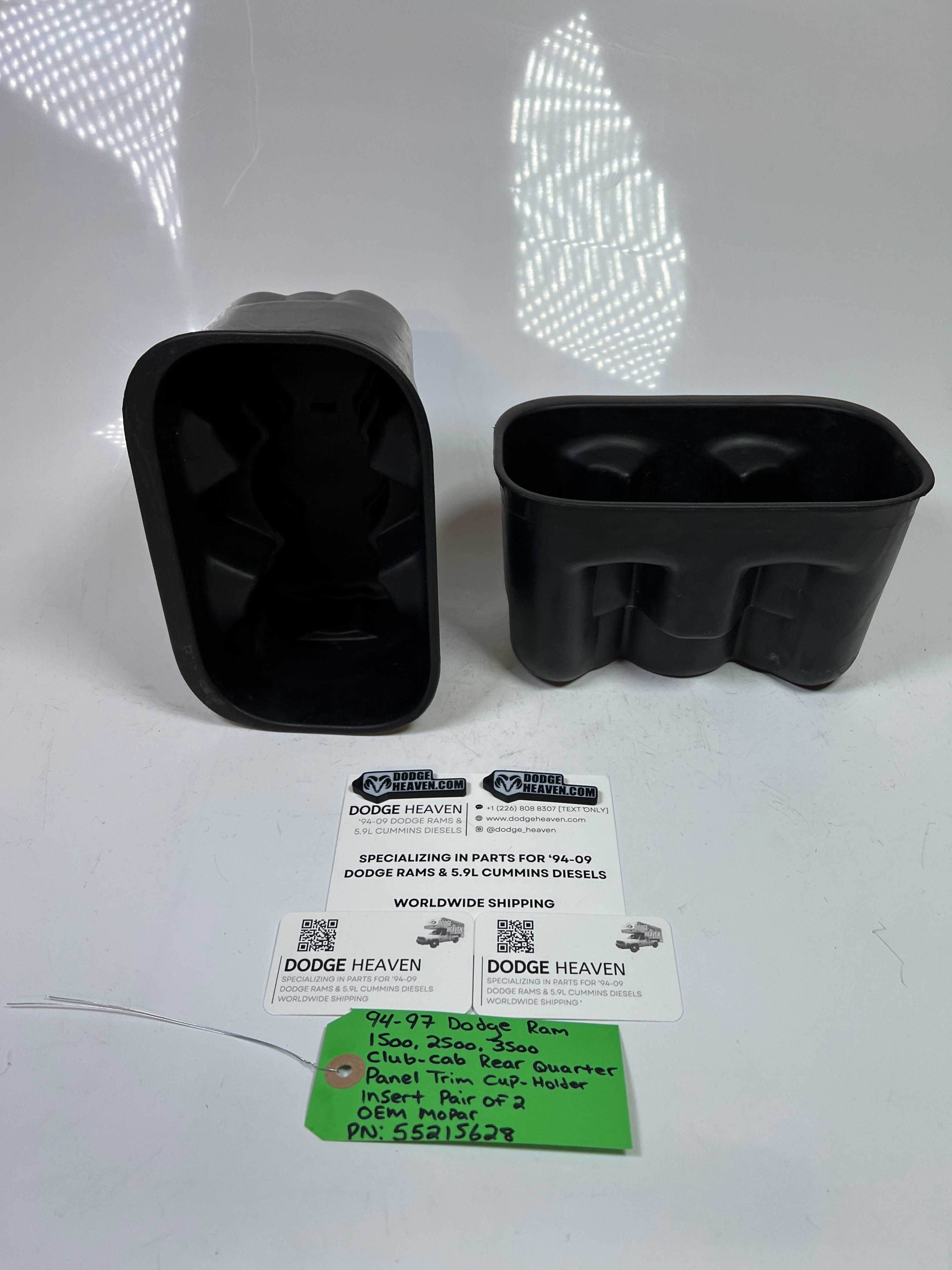 1994-1997 Dodge Ram 1500-3500 Club Cab Rear Quarter Panel Cup Holders