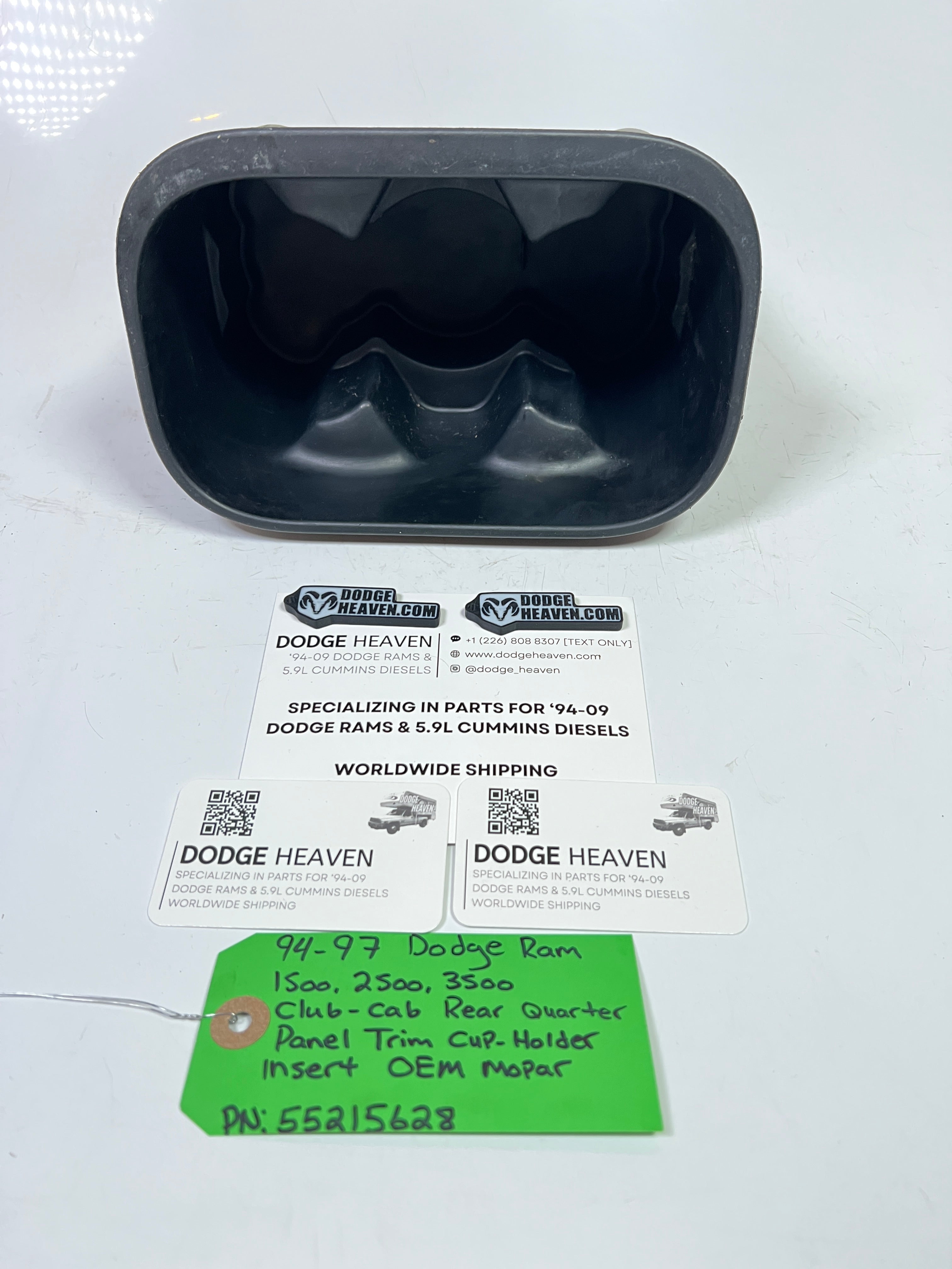 1994-1997 Dodge Ram 1500-3500 Club Cab Rear Quarter Panel Cup Holder